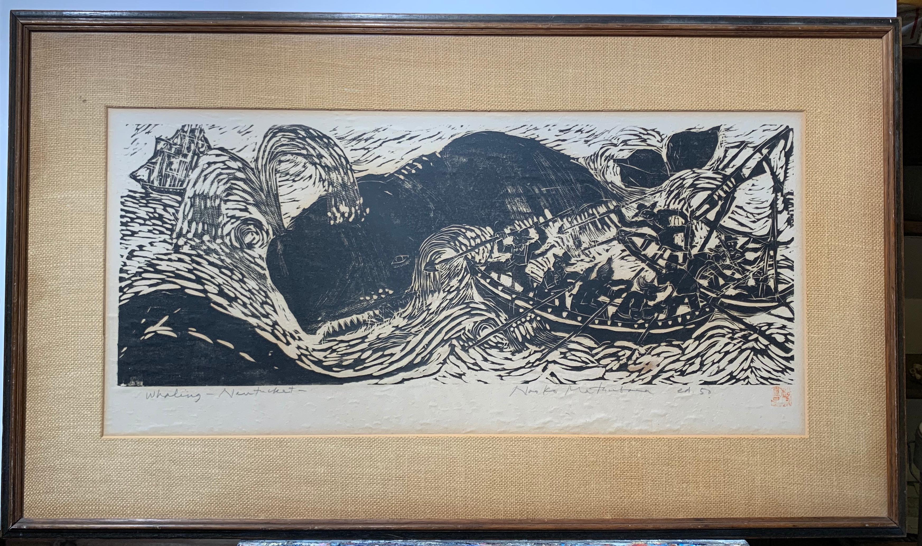 Whaling -- Nantucket - Print by Naoko MATSUBARA 