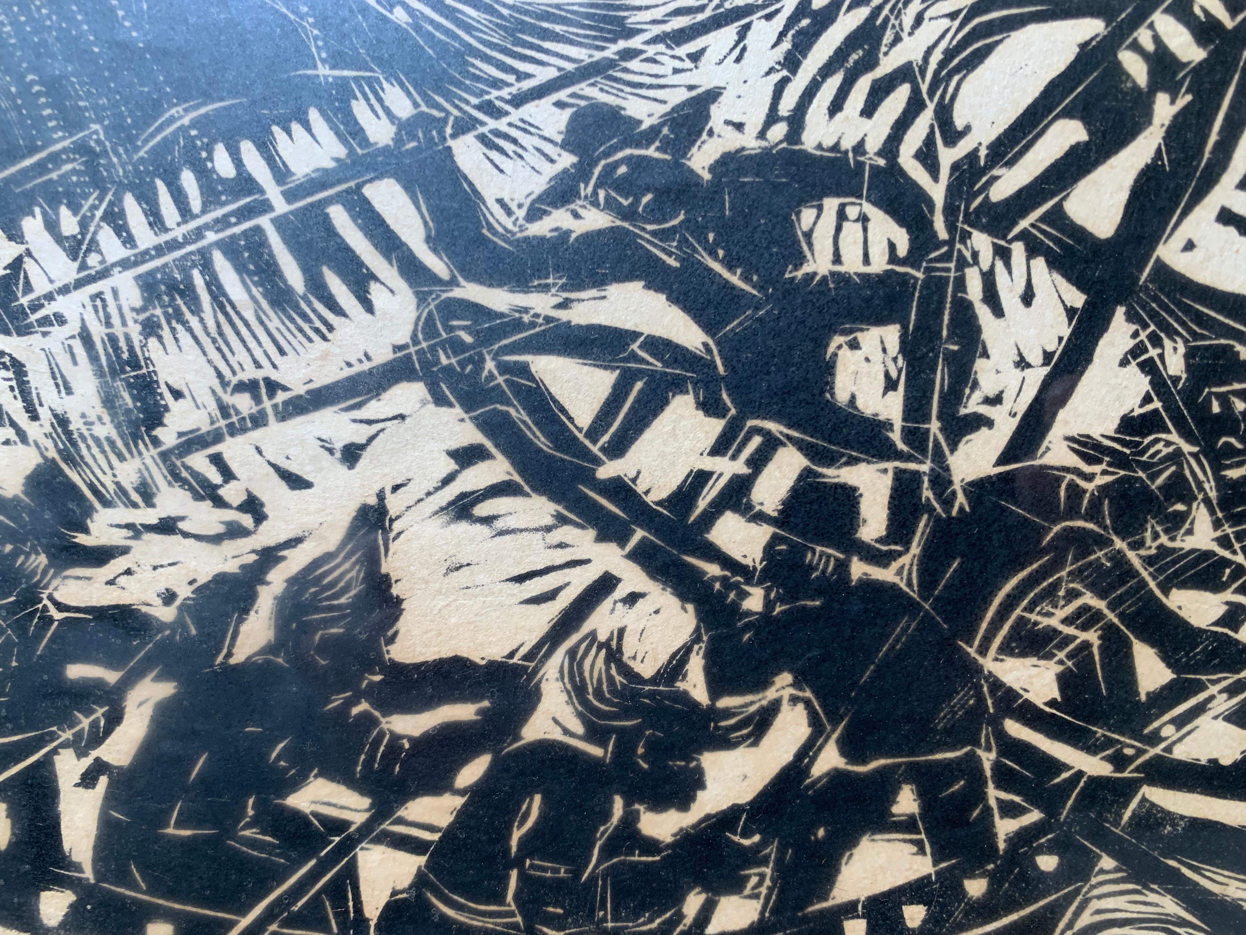 Whaling -- Nantucket - Abstract Print by Naoko MATSUBARA 
