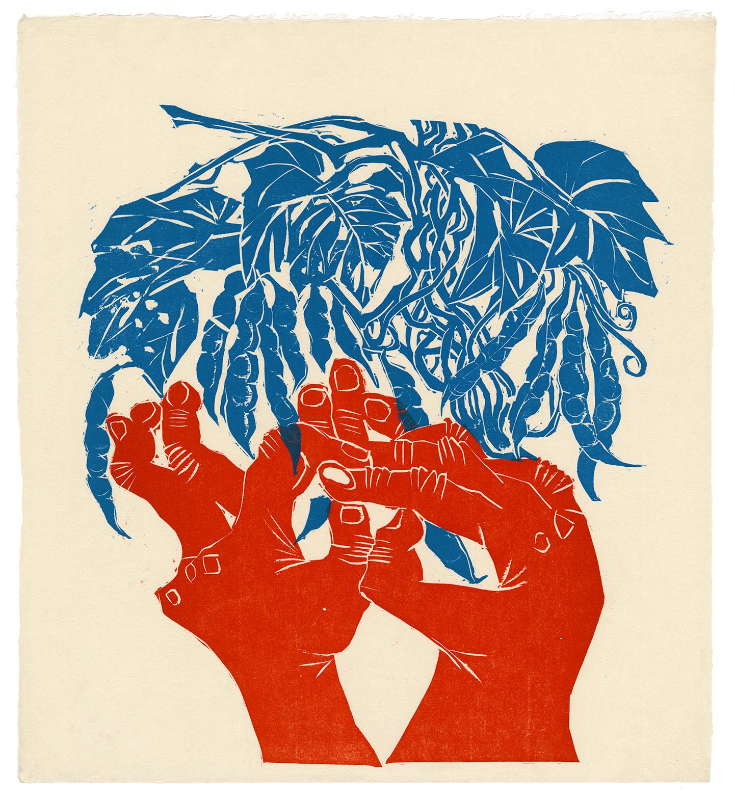 'Drop of Life' — from 'Solitude' for Henry David Thoreau's 'Walden' - Print by Naoko Matsubara