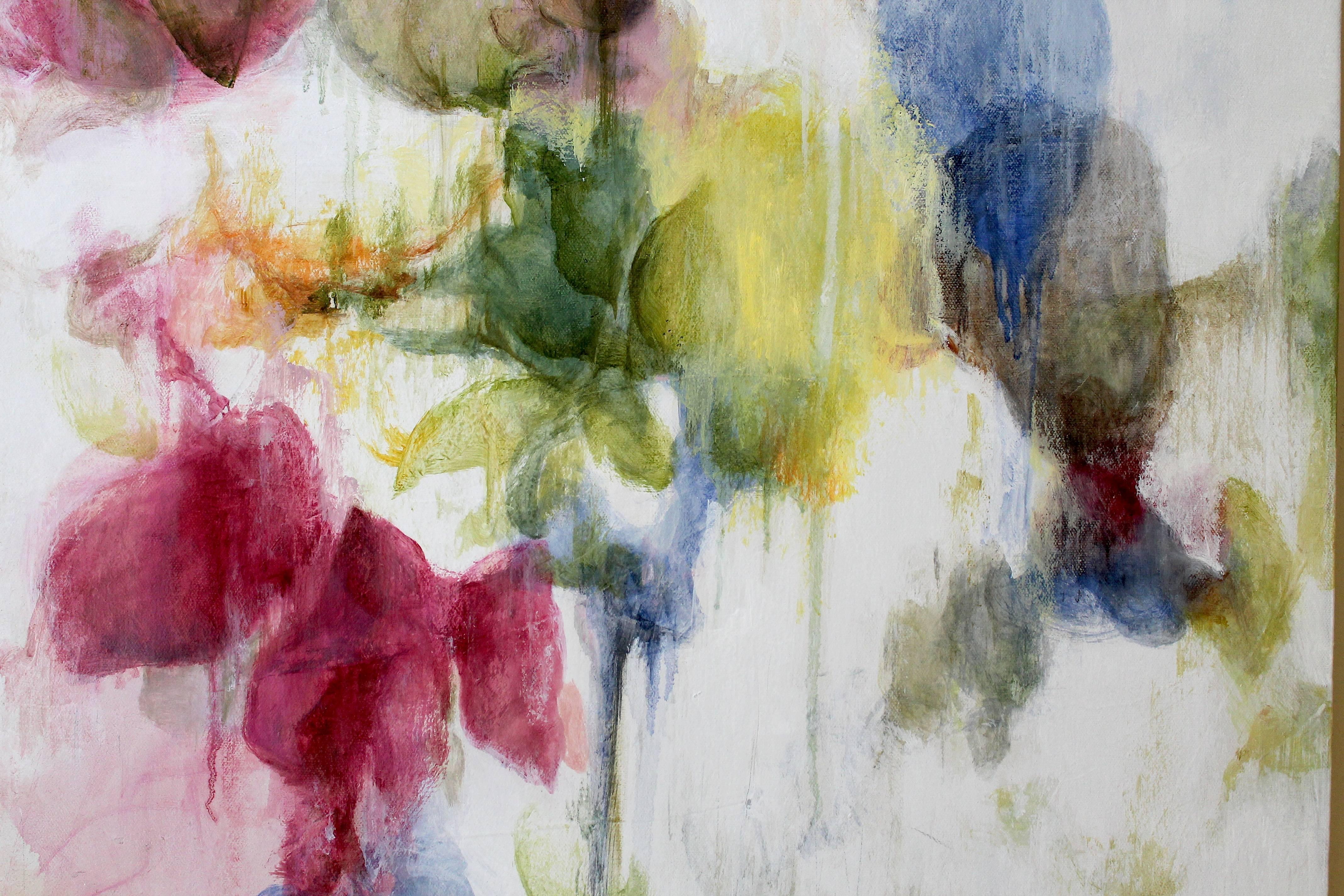 Blossom Evolution XVIII - Abstract Painting by Naoko Paluszak