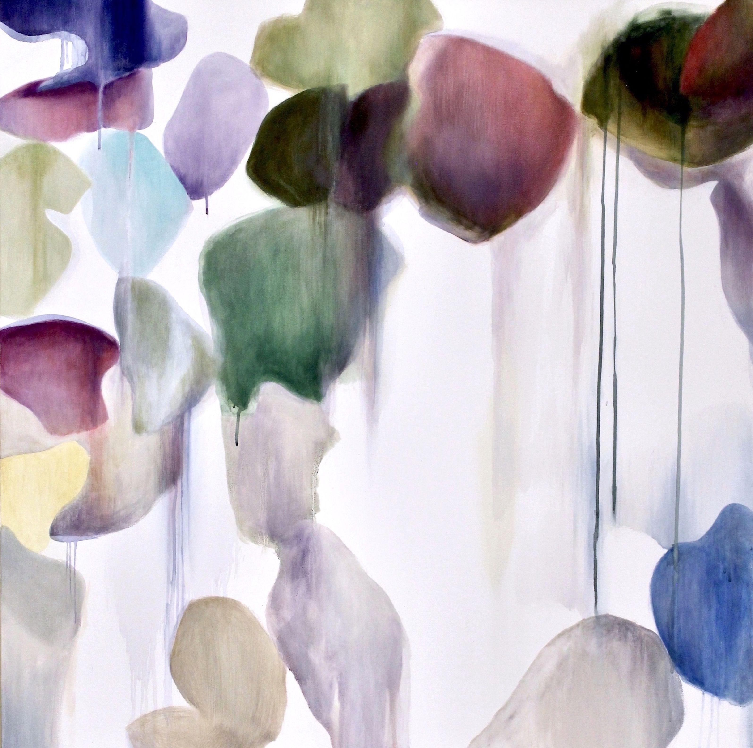 Florecimiento Evolución XXII, Pintura, Óleo sobre lienzo - Painting de Naoko Paluszak