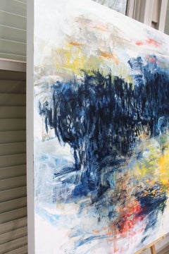 Sentidos azules IX, Pintura, Óleo sobre lienzo