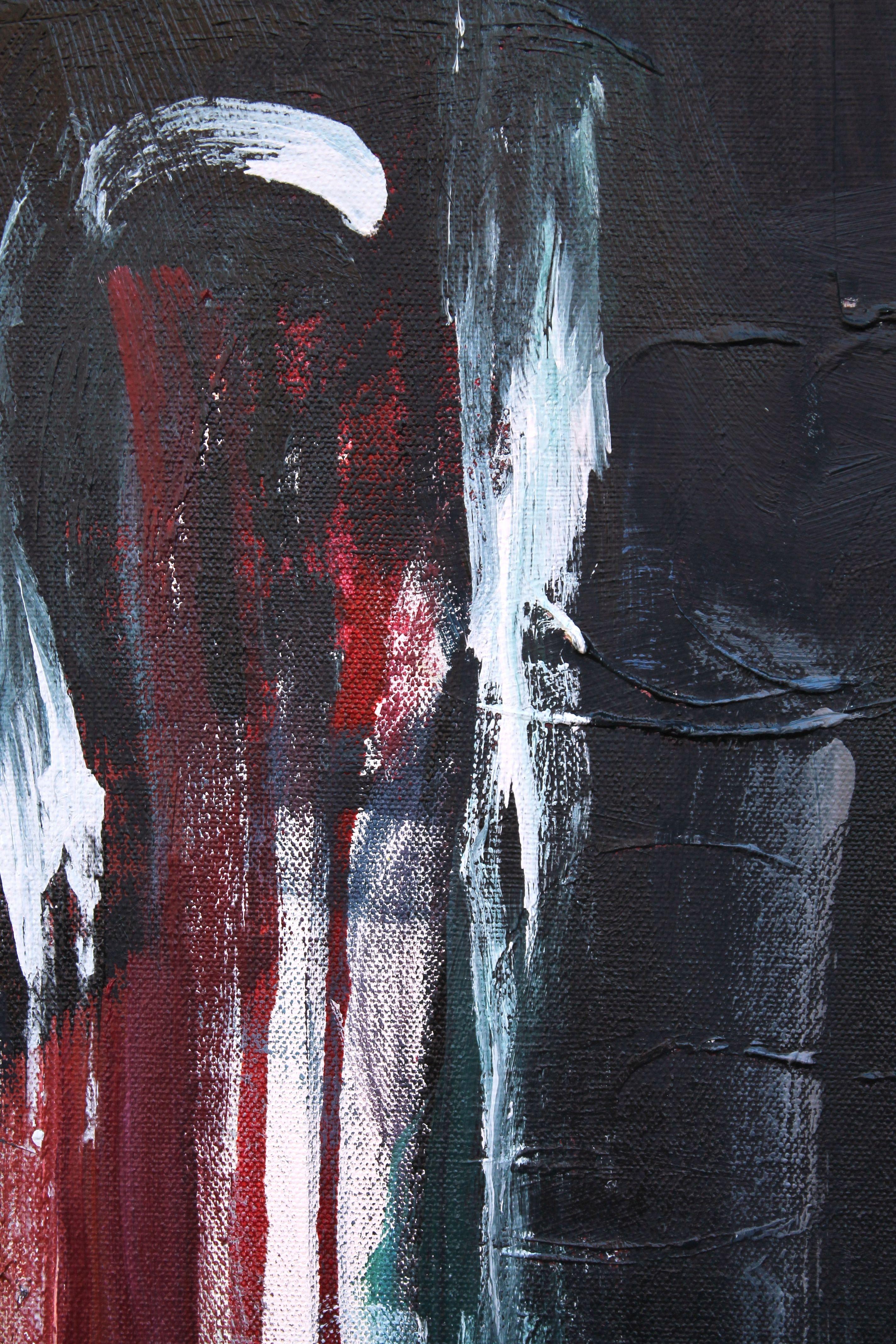 Blaue Sinne V, Gemälde, Öl auf Leinwand (Abstrakter Expressionismus), Painting, von Naoko Paluszak
