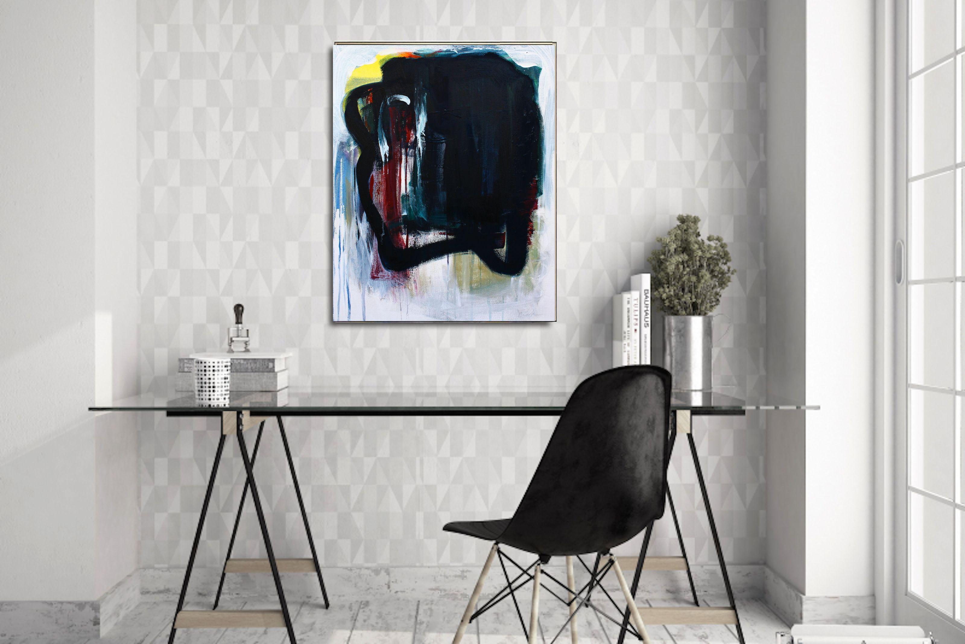 Blaue Sinne V, Gemälde, Öl auf Leinwand im Angebot 1