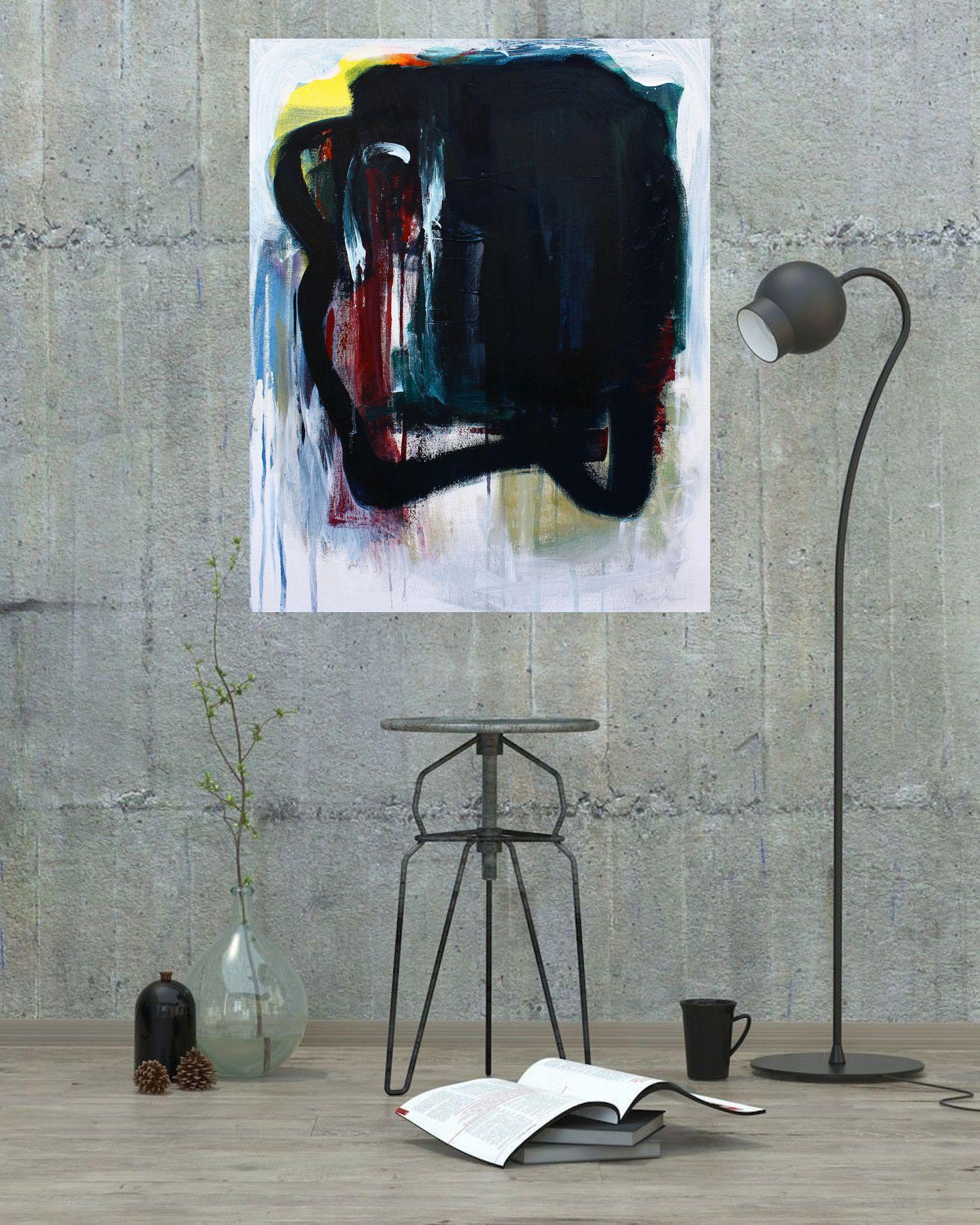 Blaue Sinne V, Gemälde, Öl auf Leinwand im Angebot 2