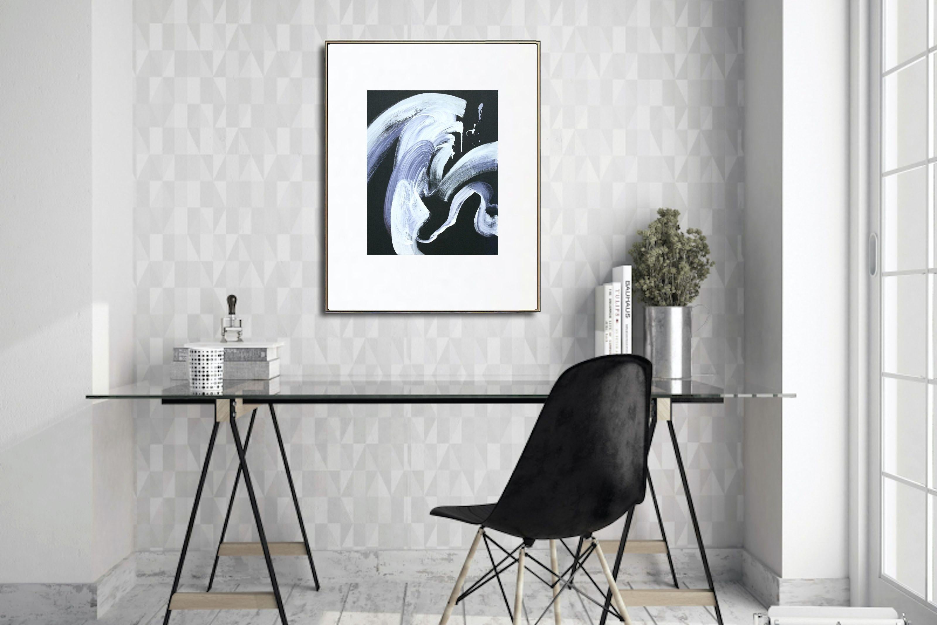 Blaue Senses XII, Gemälde, Acryl auf Leinwand im Angebot 1