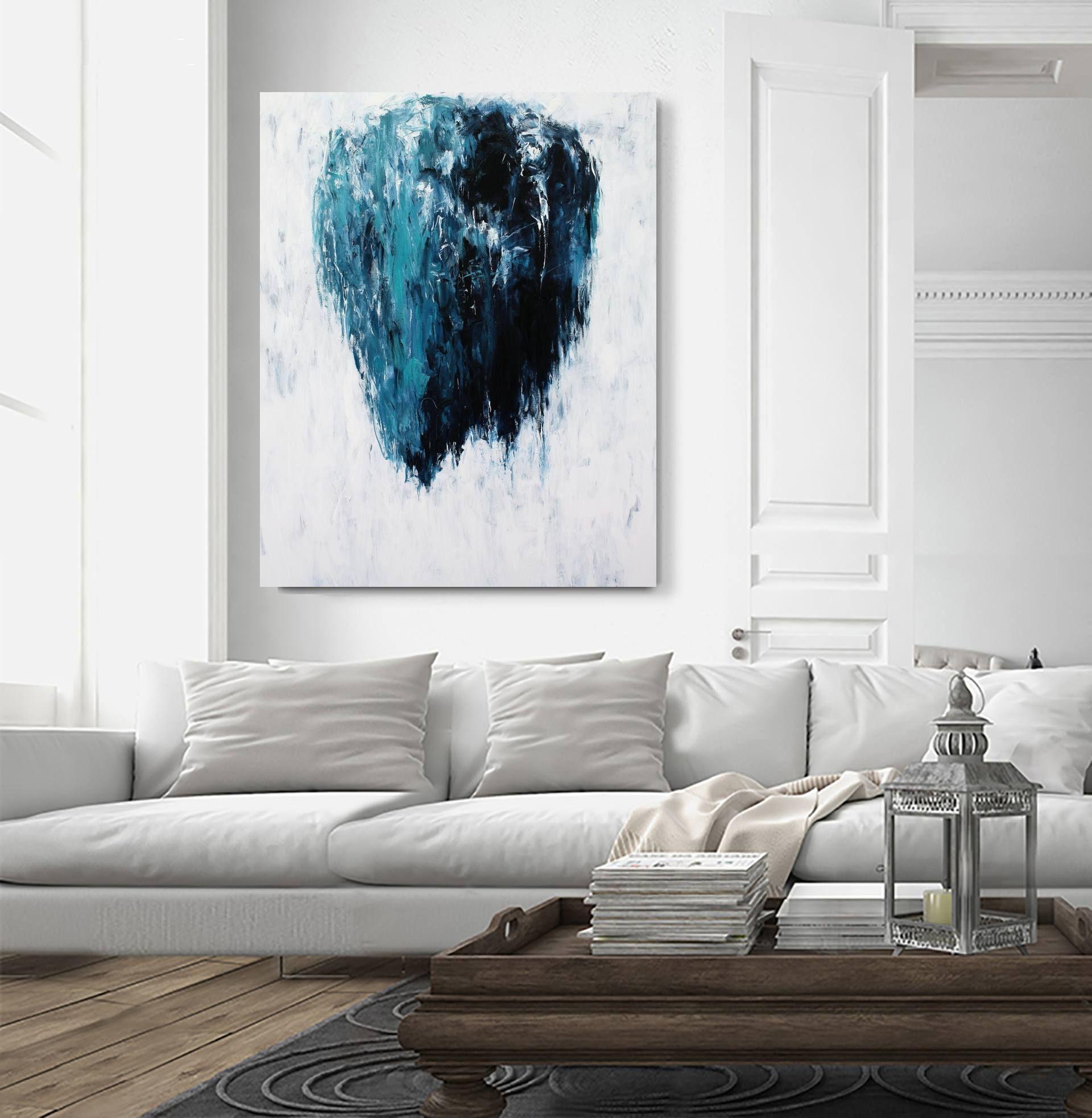 Fancy Odds XXIV, Painting, Oil on Canvas - Gray Abstract Painting by Naoko Paluszak