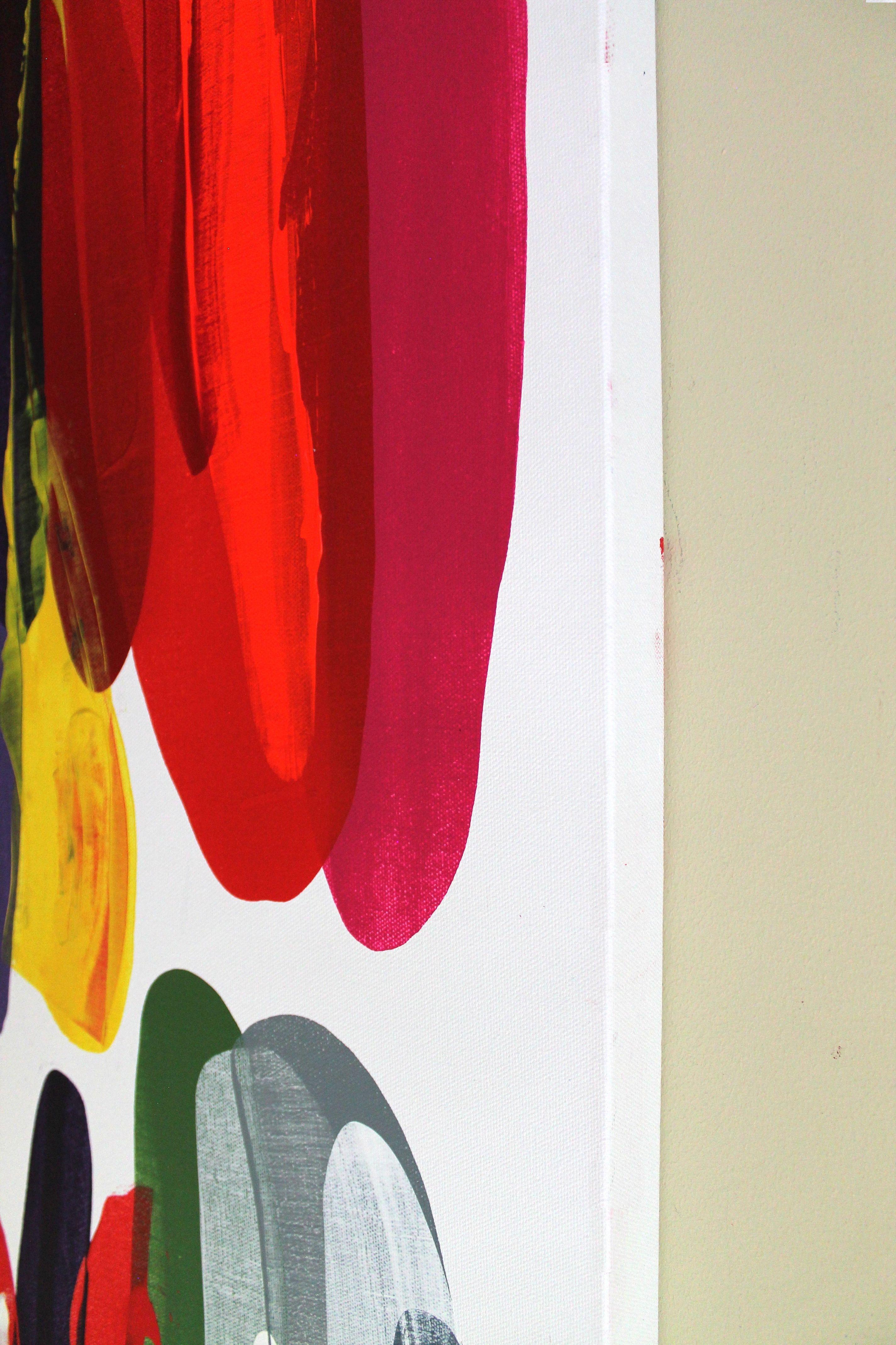 Fancy Odds XXXIII, peinture, acrylique sur toile - Expressionnisme abstrait Painting par Naoko Paluszak