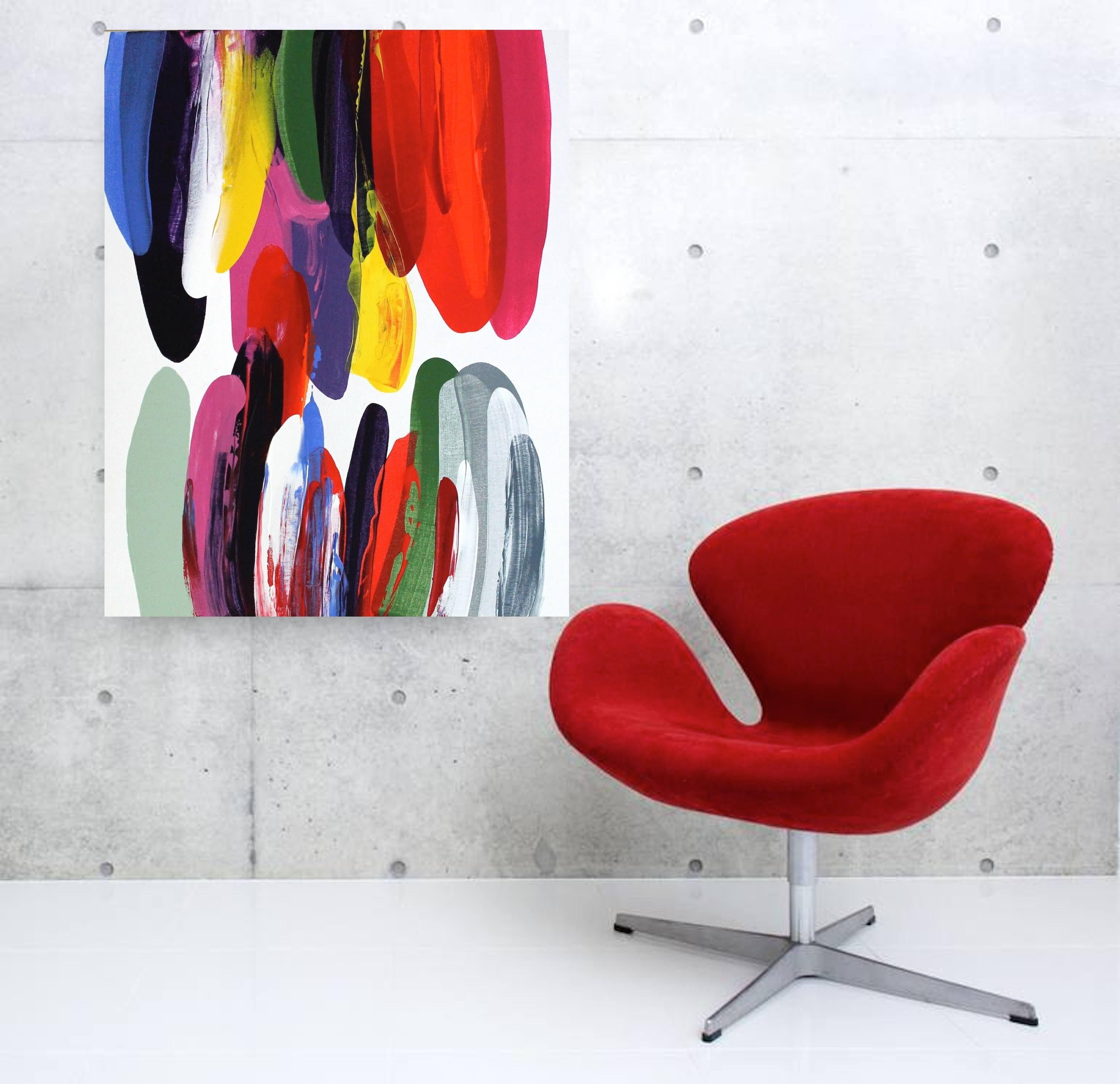 Fancy Odds XXXIII, peinture, acrylique sur toile en vente 1