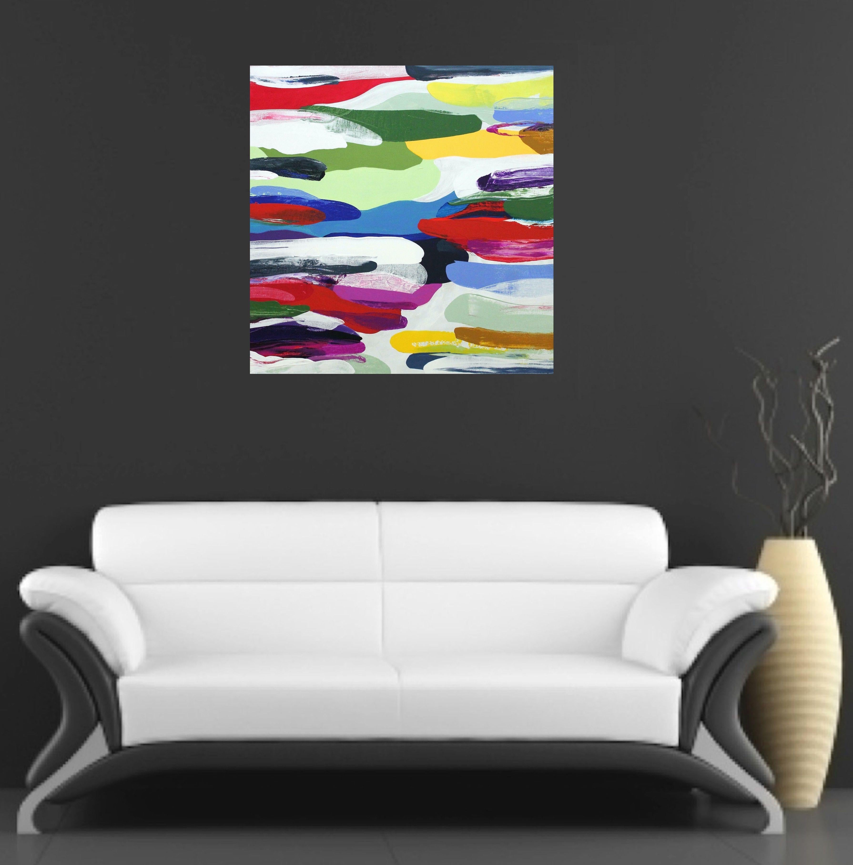 Field of Color IX, Painting, Acrylic on Canvas For Sale 3