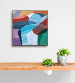 Field of color - west IV, Painting, Acrylic on Canvas