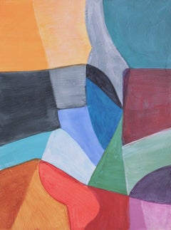 Field of Color - west V, Gemälde, Acryl auf Leinwand