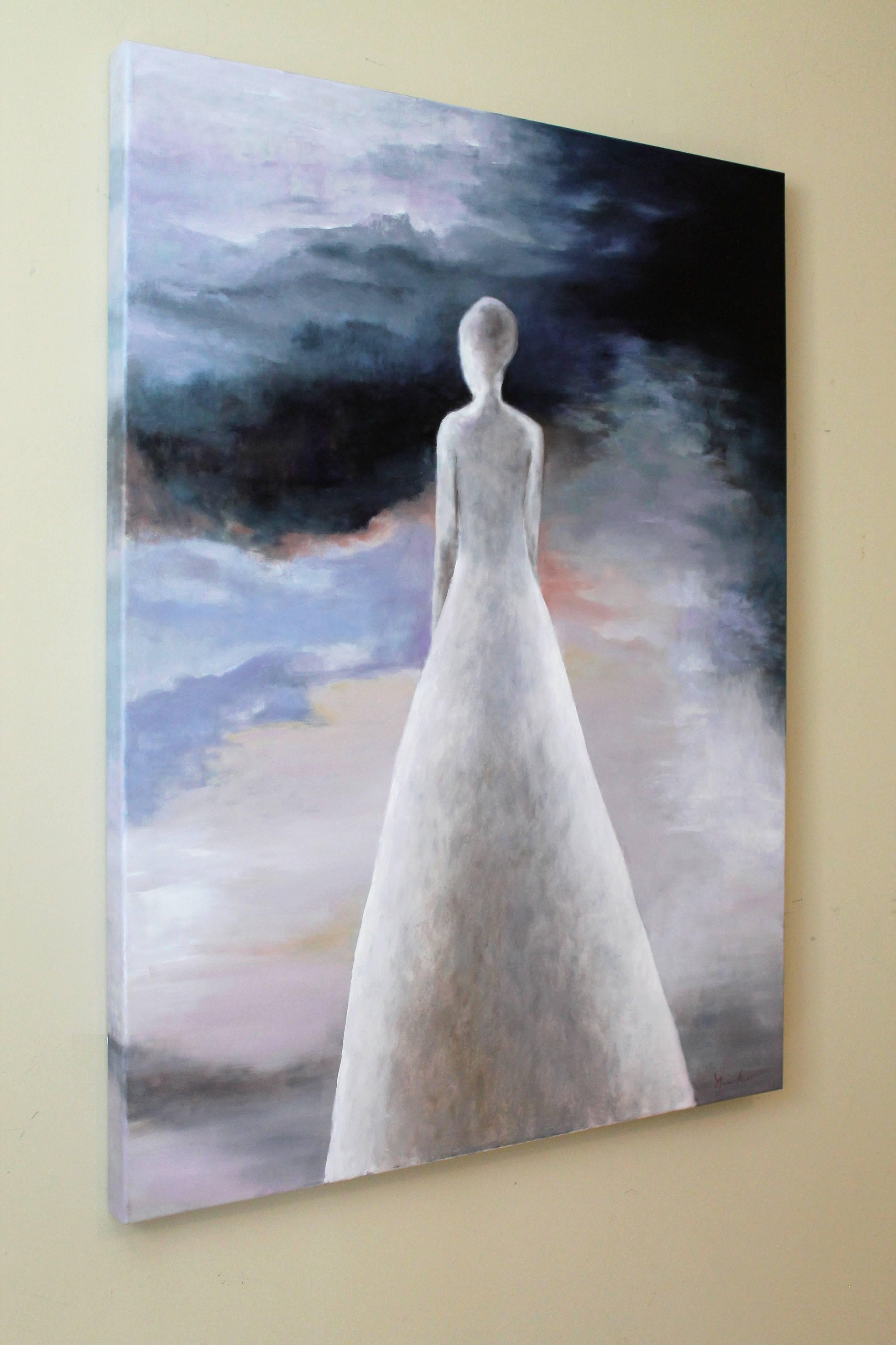 Find Me Standing in the Light IV - Painting by Naoko Paluszak