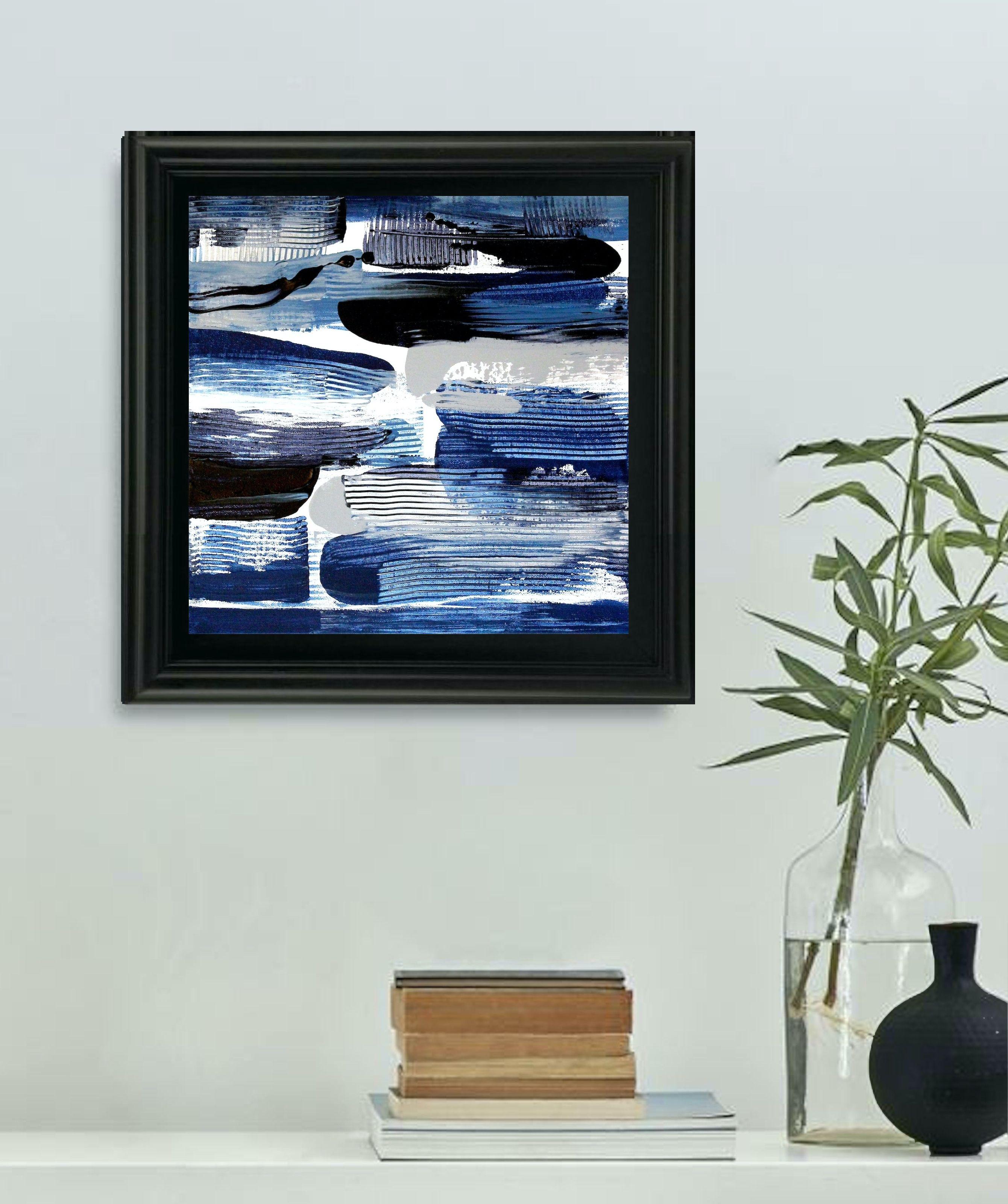 Questo è un dipinto originale in acrilico su tela. I colori vibranti sono stratificati e strutturati con acrilici fluidi e altri mezzi per creare un'espressiva pittura a campi di colore.  Tutte le opere vengono protette con una vernice che assicura