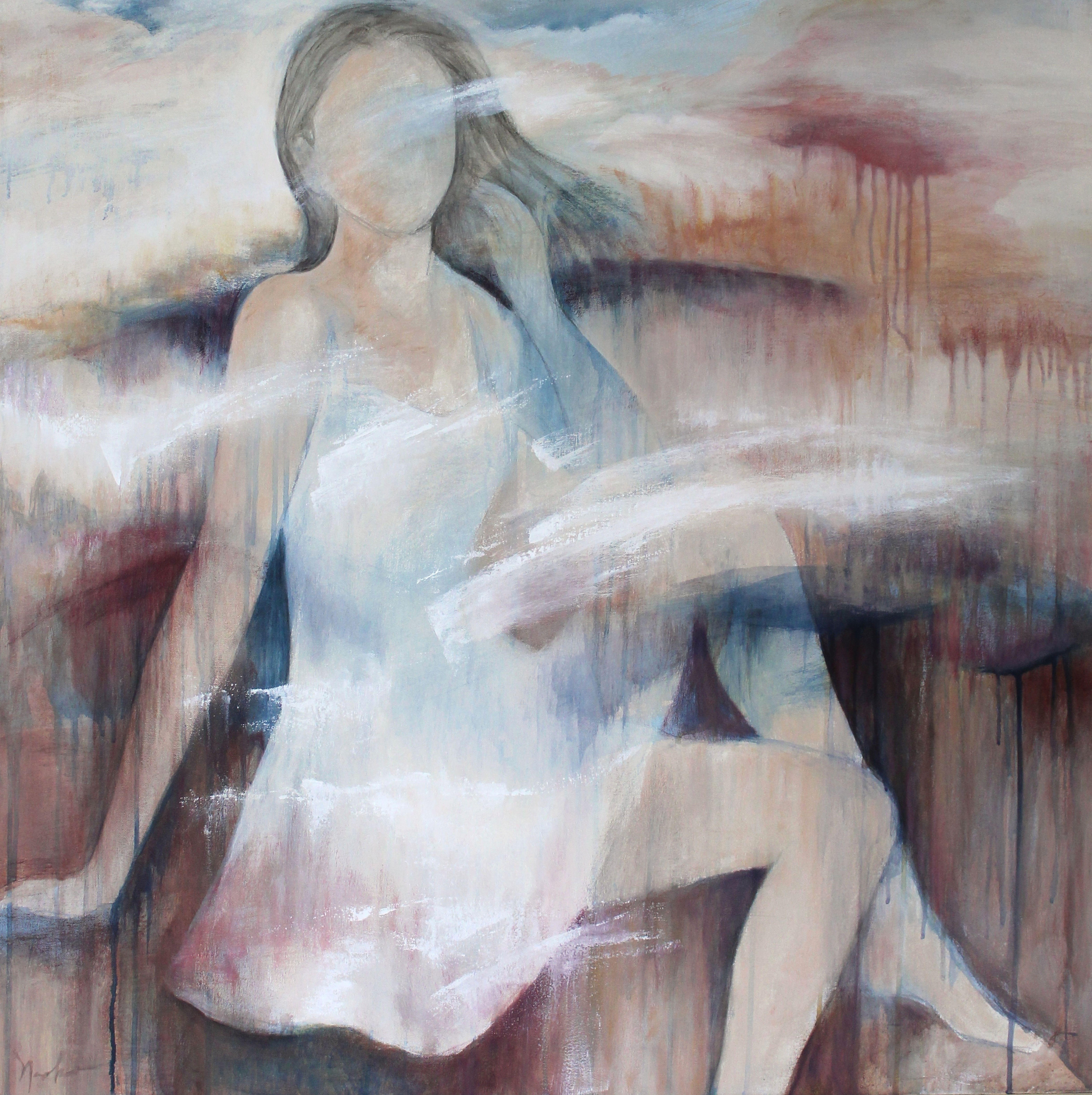 Innocenza, Pittura, Olio su tela - Painting di Naoko Paluszak