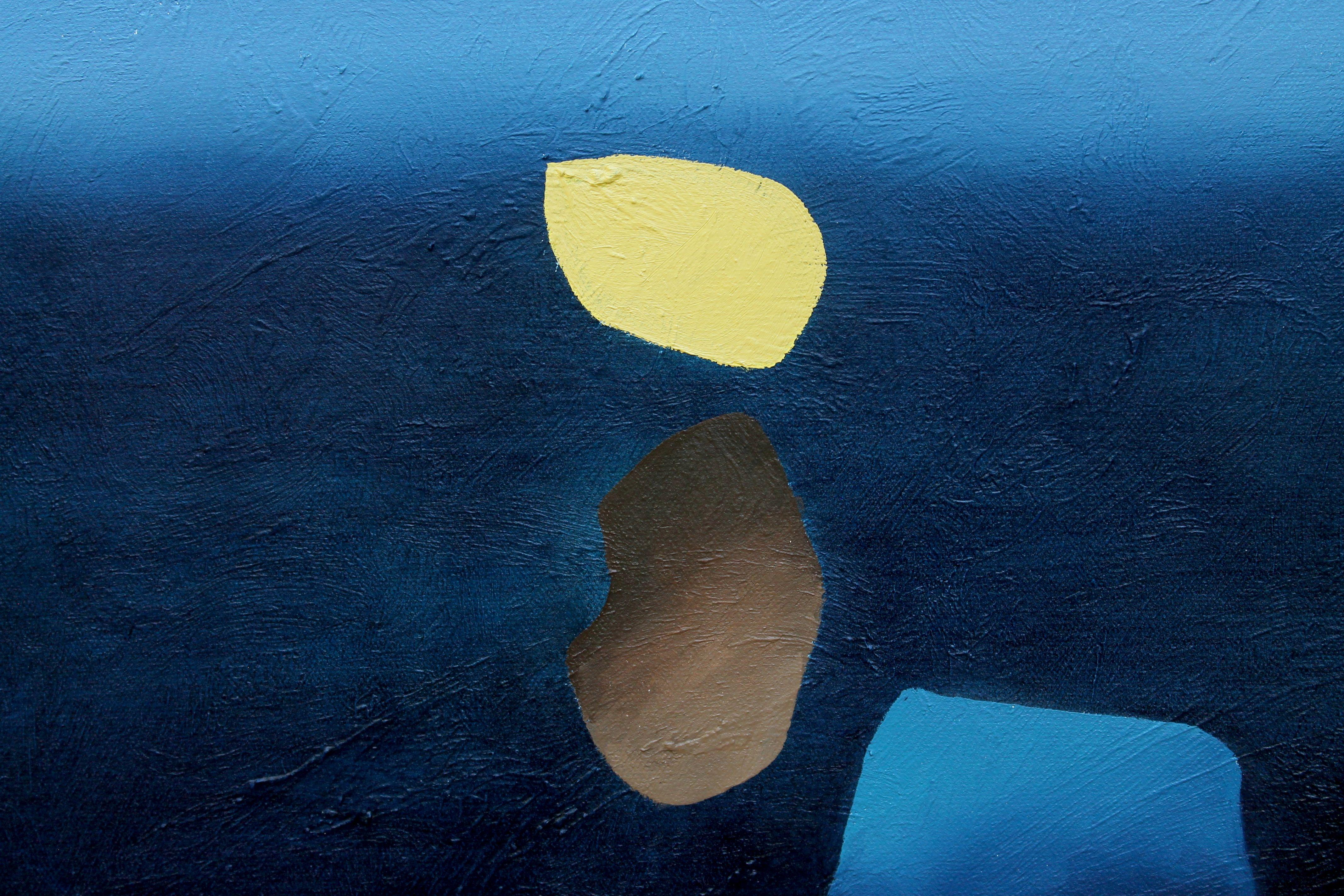 Levitazione II, Pittura, Olio su tela - Painting Astratto di Naoko Paluszak