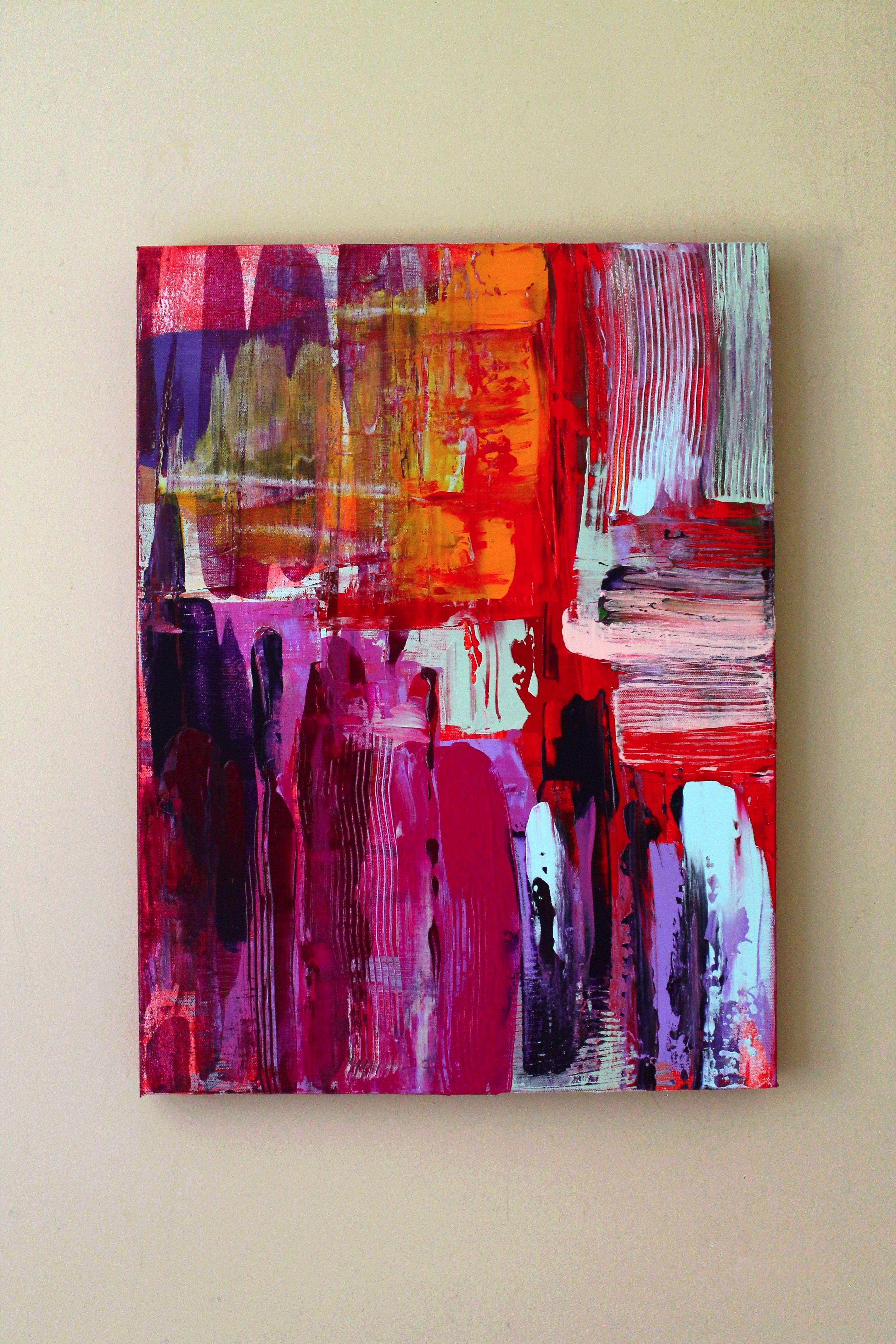 Magenta #2, Pittura, Acrilico su tela in vendita 2