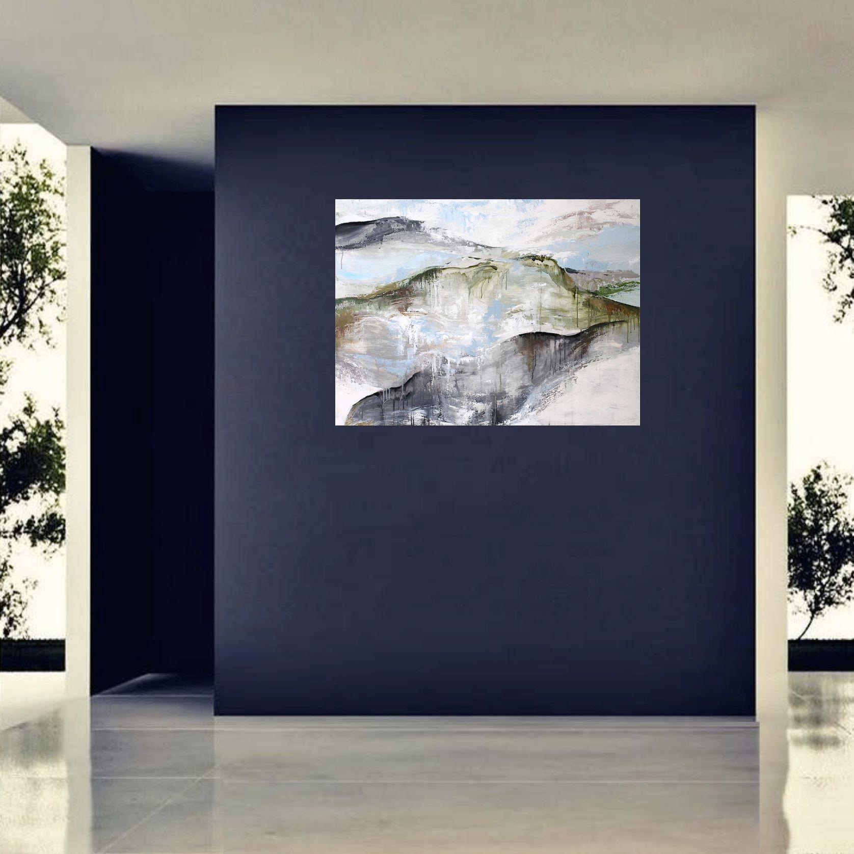 Paysage poétique III, peinture sur toile - Painting de Naoko Paluszak