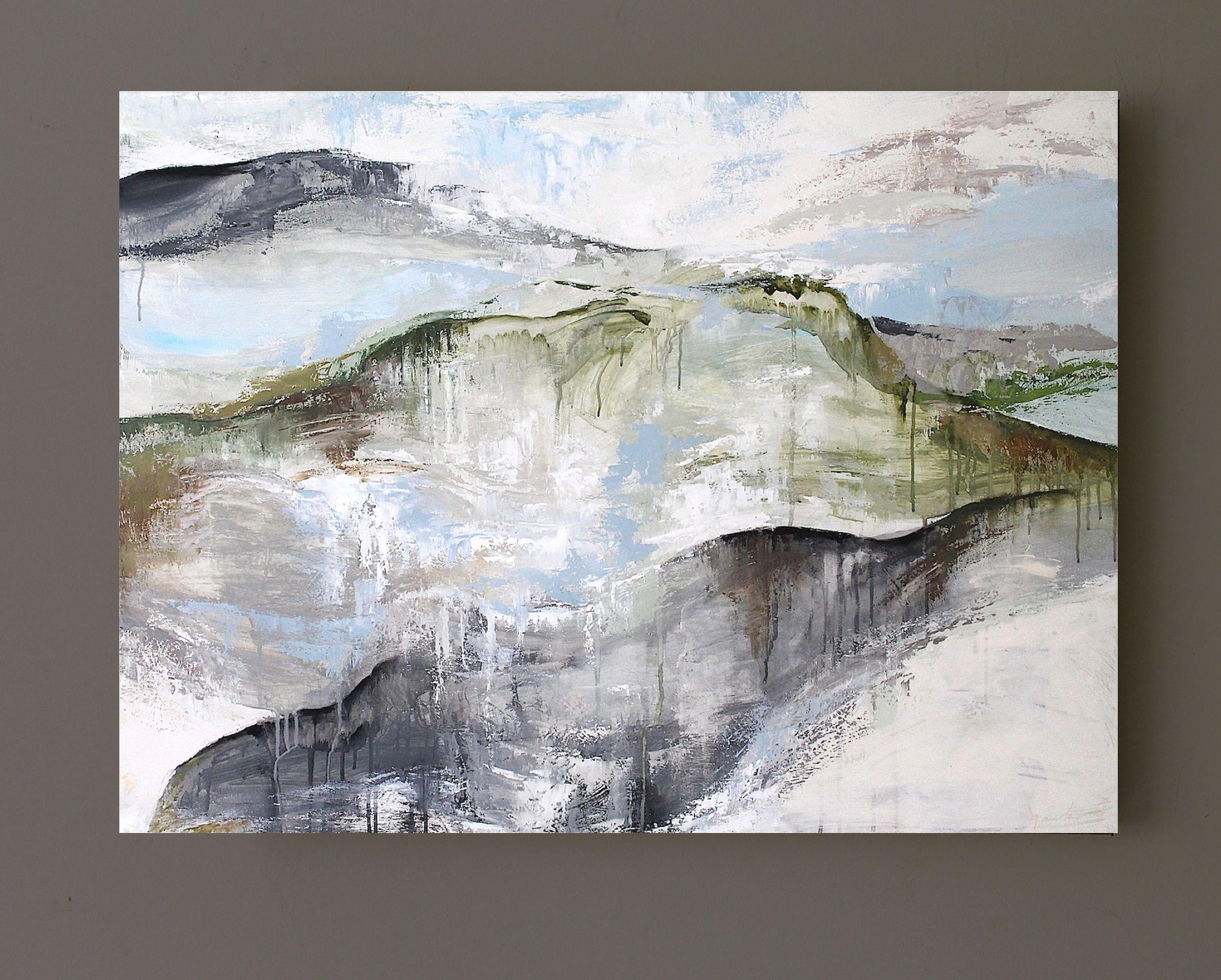 Paysage poétique III, peinture sur toile - Abstrait Painting par Naoko Paluszak