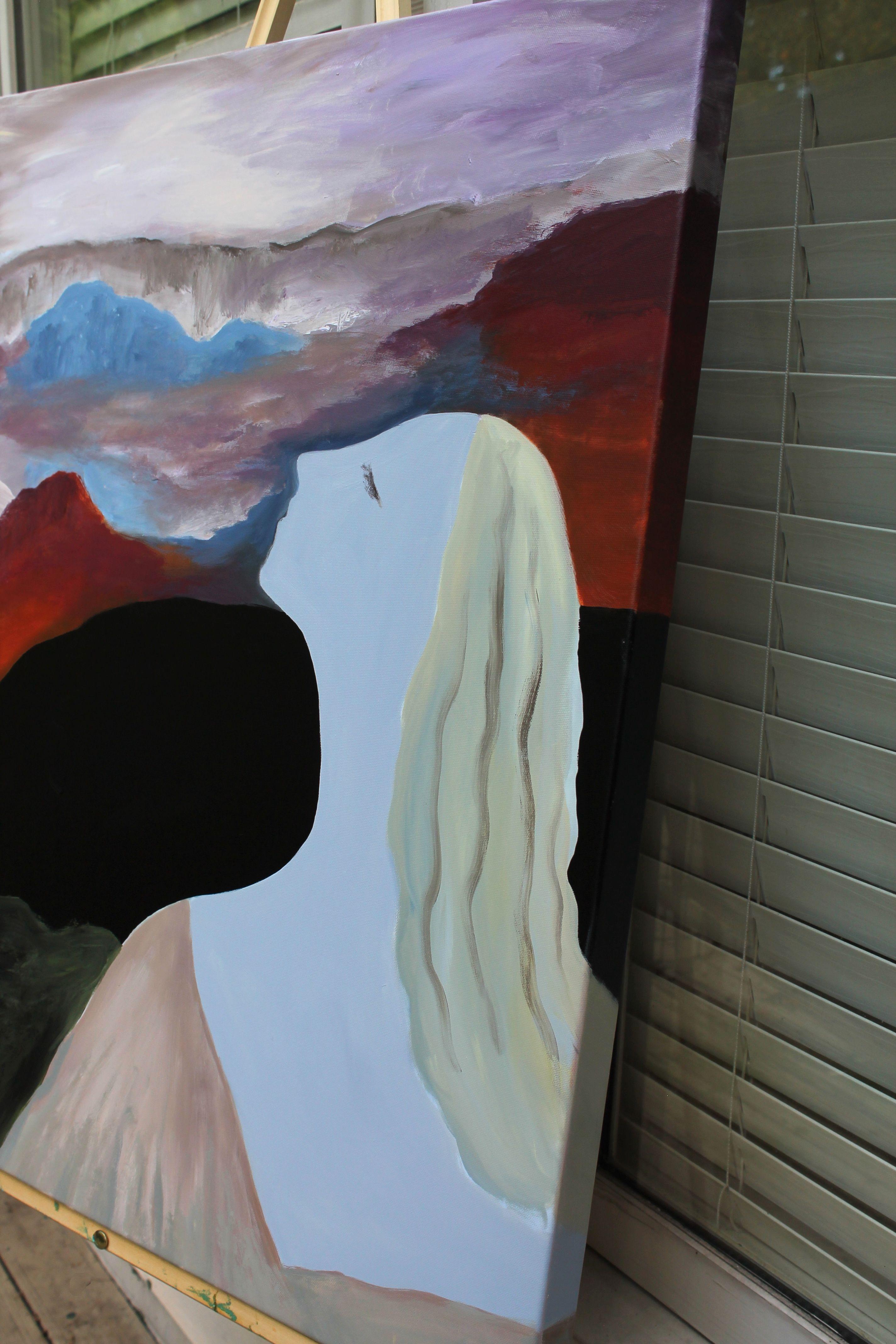 Retrato poético III, Pintura, Acrílico sobre lienzo - Painting Contemporáneo de Naoko Paluszak