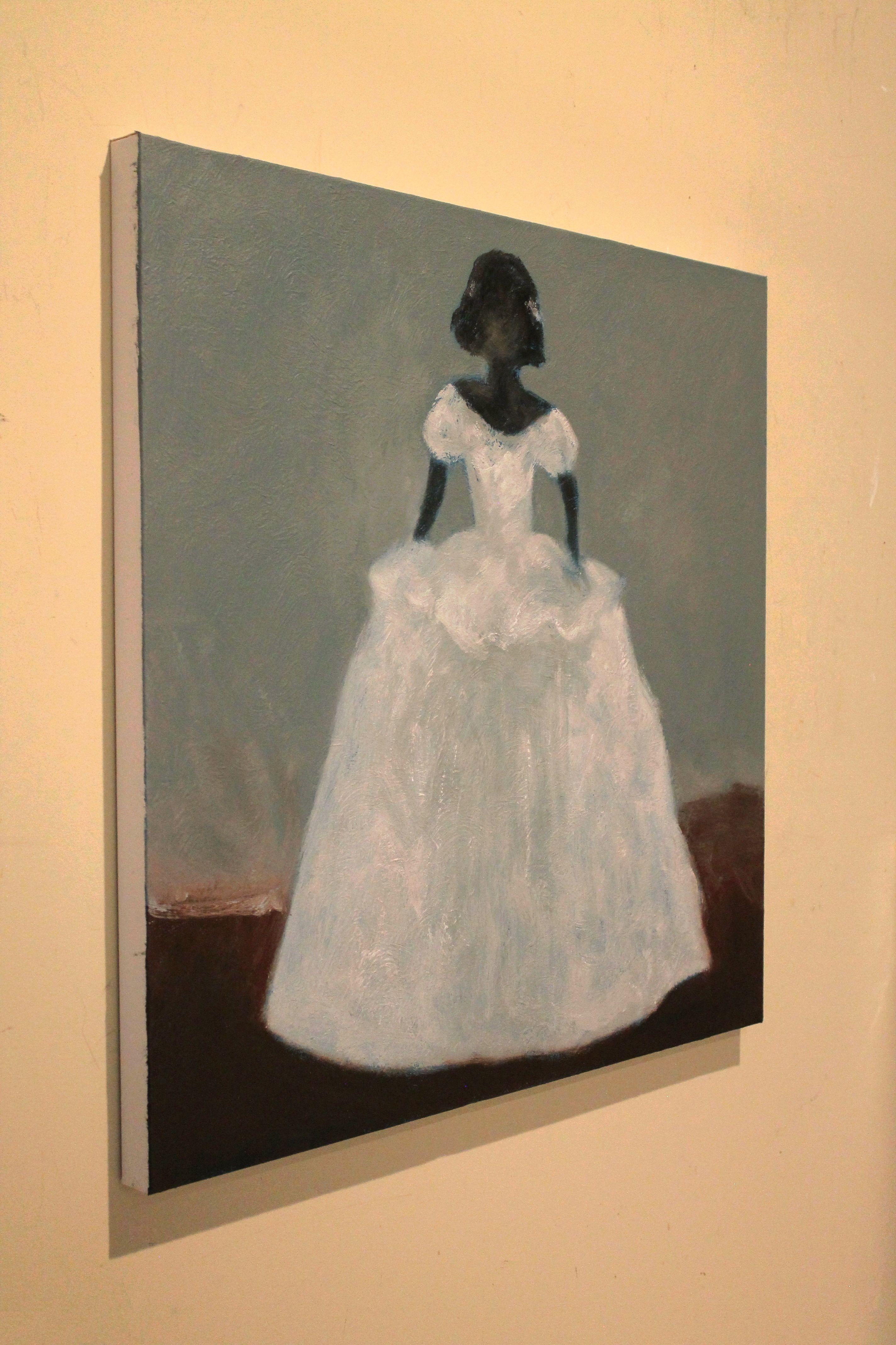 Princesse, Peinture, Huile sur Toile - Contemporain Painting par Naoko Paluszak