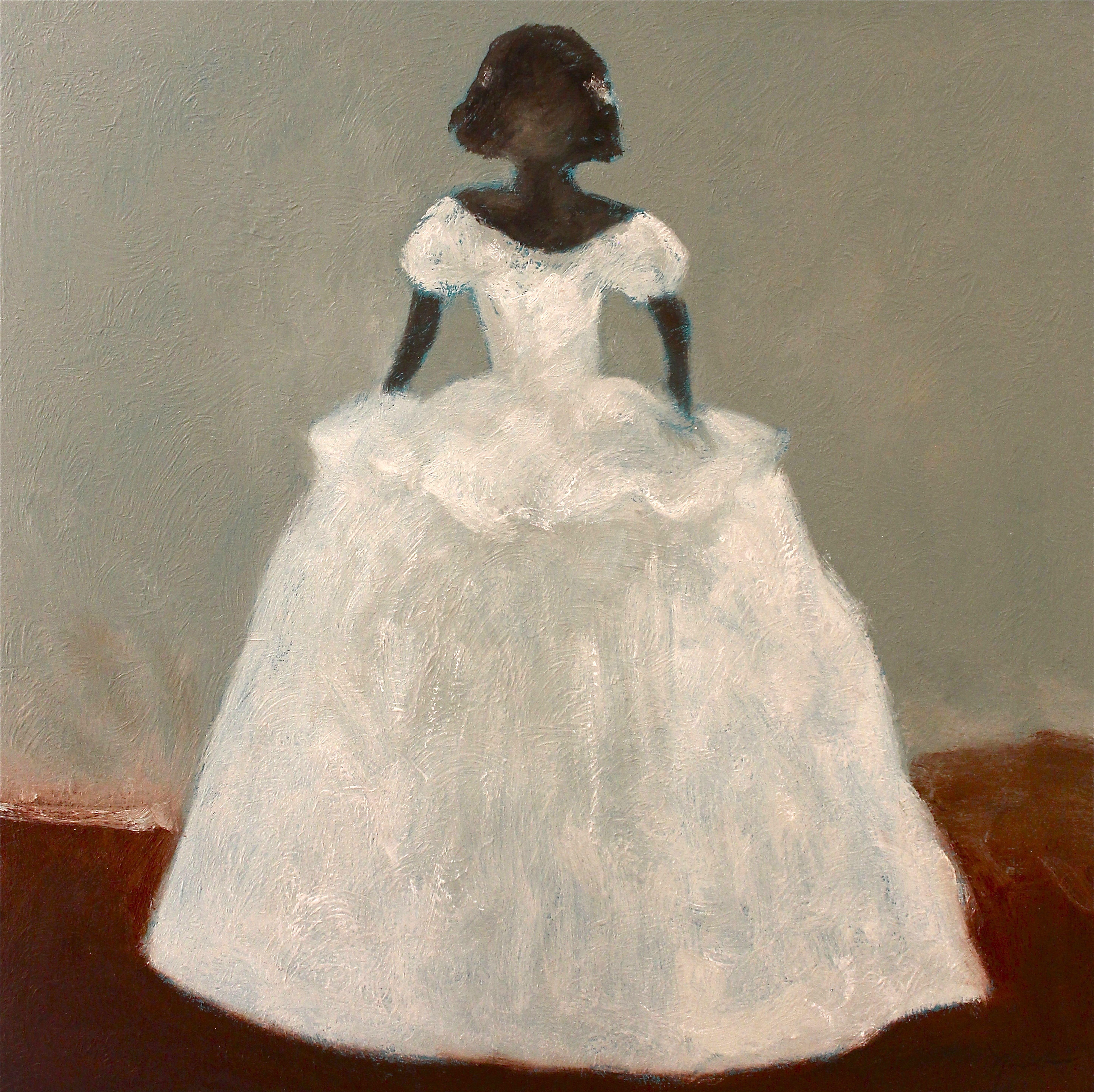 Princesse, Peinture, Huile sur Toile - Painting de Naoko Paluszak