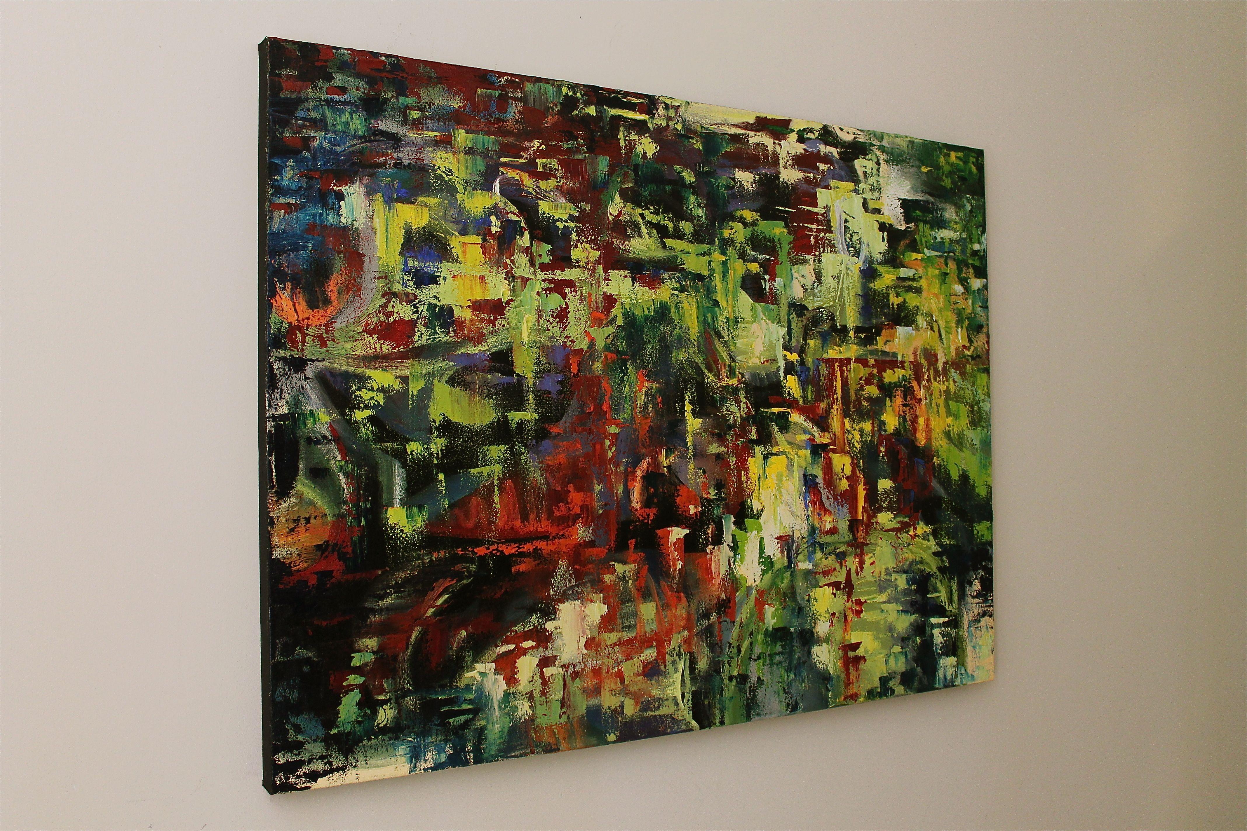 Riflessione III, Pittura, Olio su tela - Painting di Naoko Paluszak