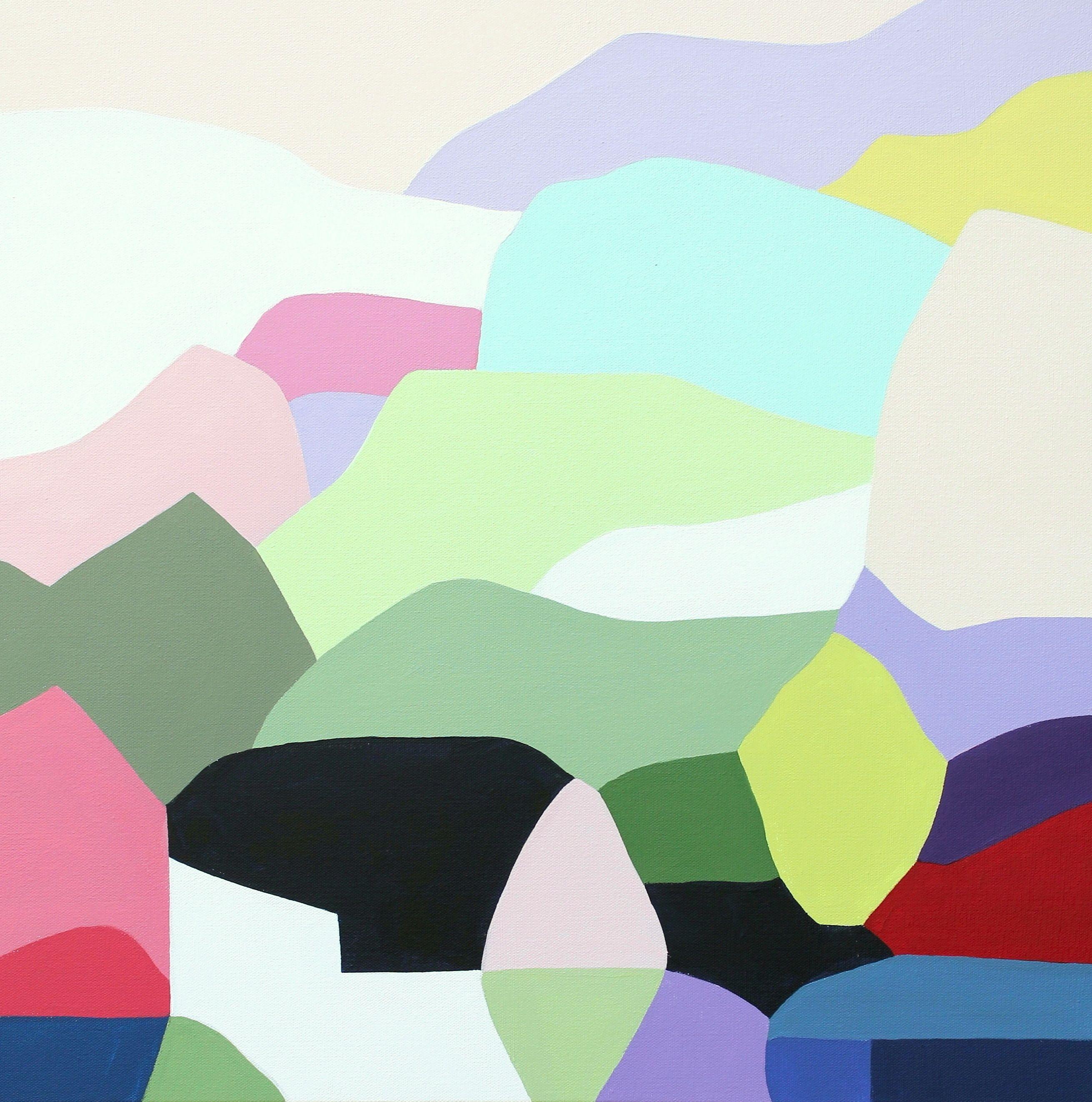 Naoko Paluszak Abstract Painting - Sweet Shades of Memory XXVII, Painting, Acrylic on Canvas