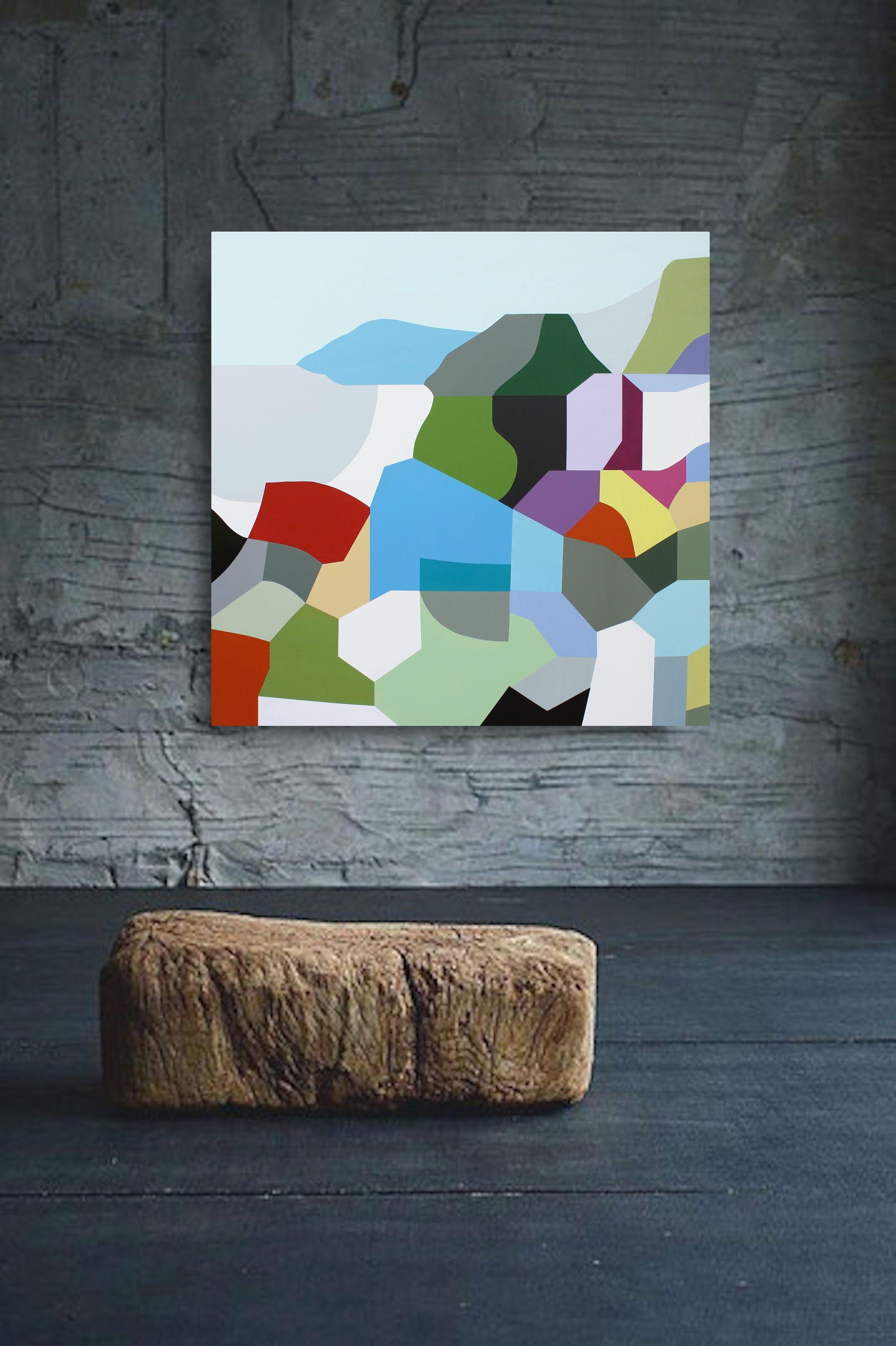 Dulces matices del recuerdo XXVIII, Pintura, Acrílico sobre lienzo - Painting Abstracto de Naoko Paluszak