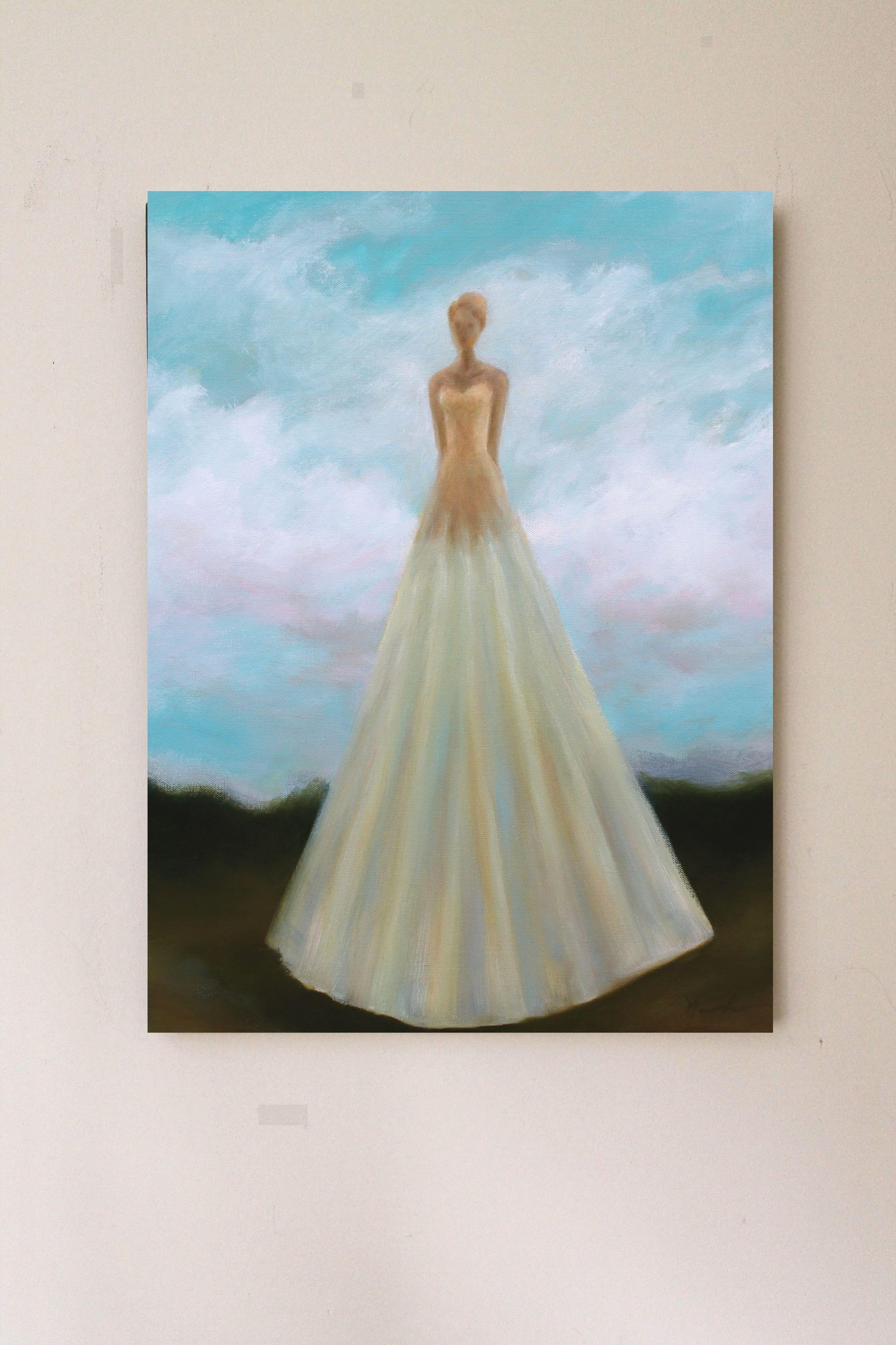 Who Are These Angels CXLIVI, Painting, Oil on Canvas For Sale 1