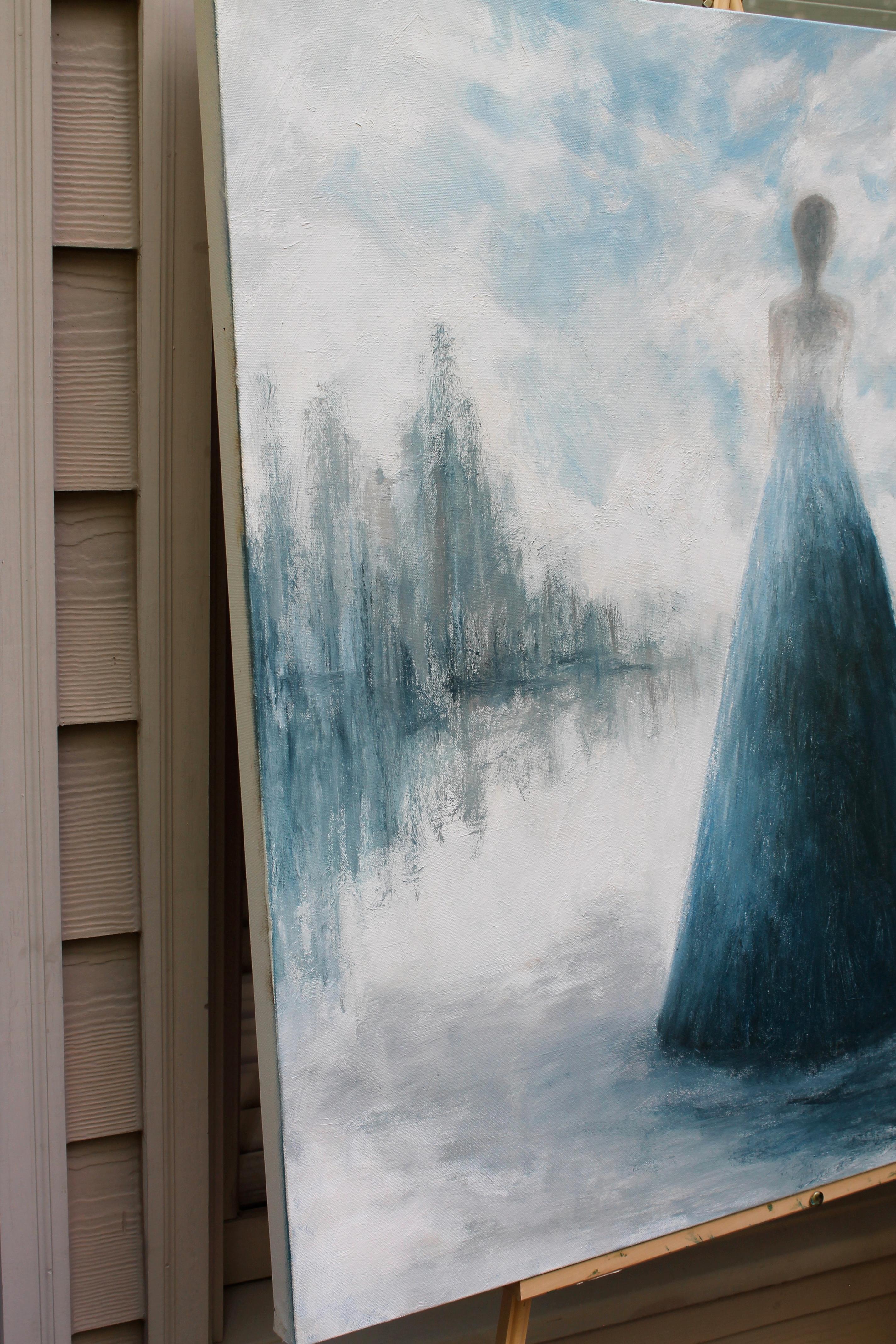 Quiénes son estos ángeles CXXXII, Pintura al óleo - Painting de Naoko Paluszak