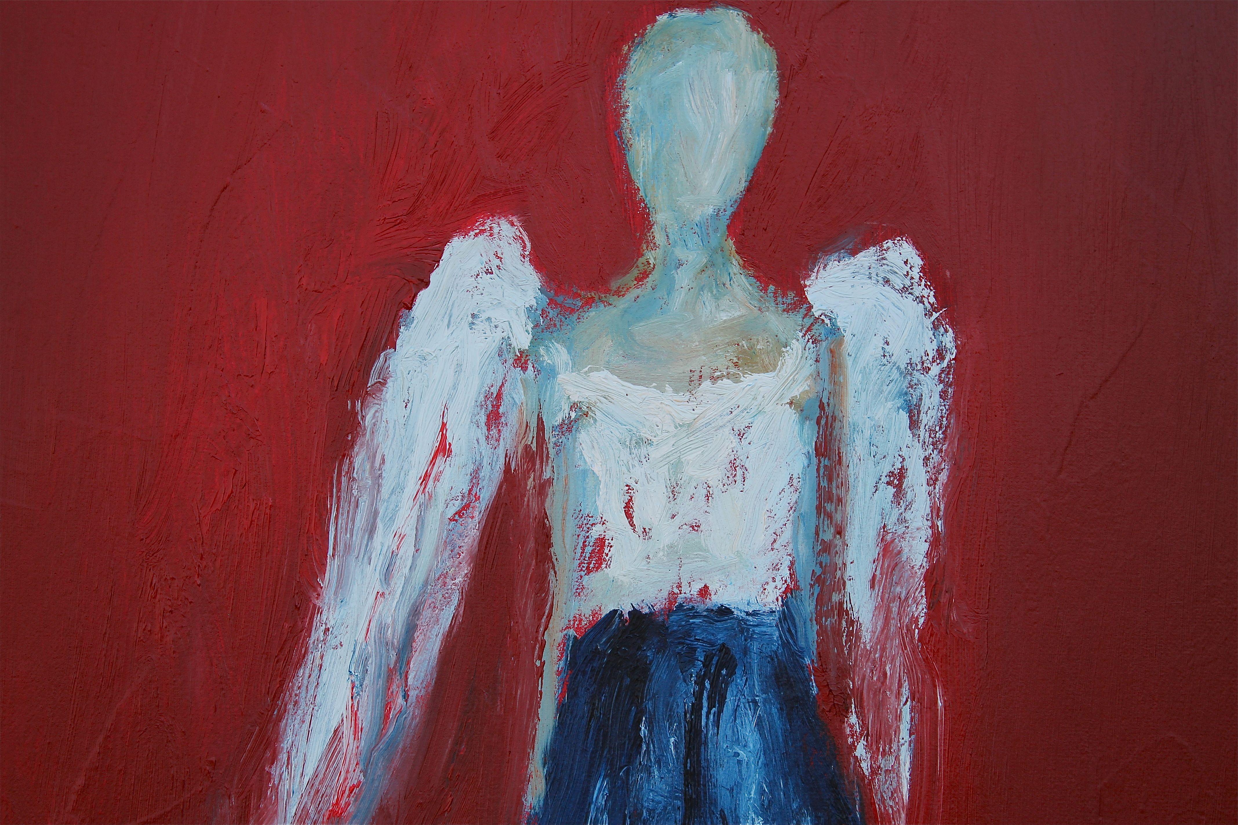 Who Are These Angels CXXXVIII, Painting, Oil on Canvas 1