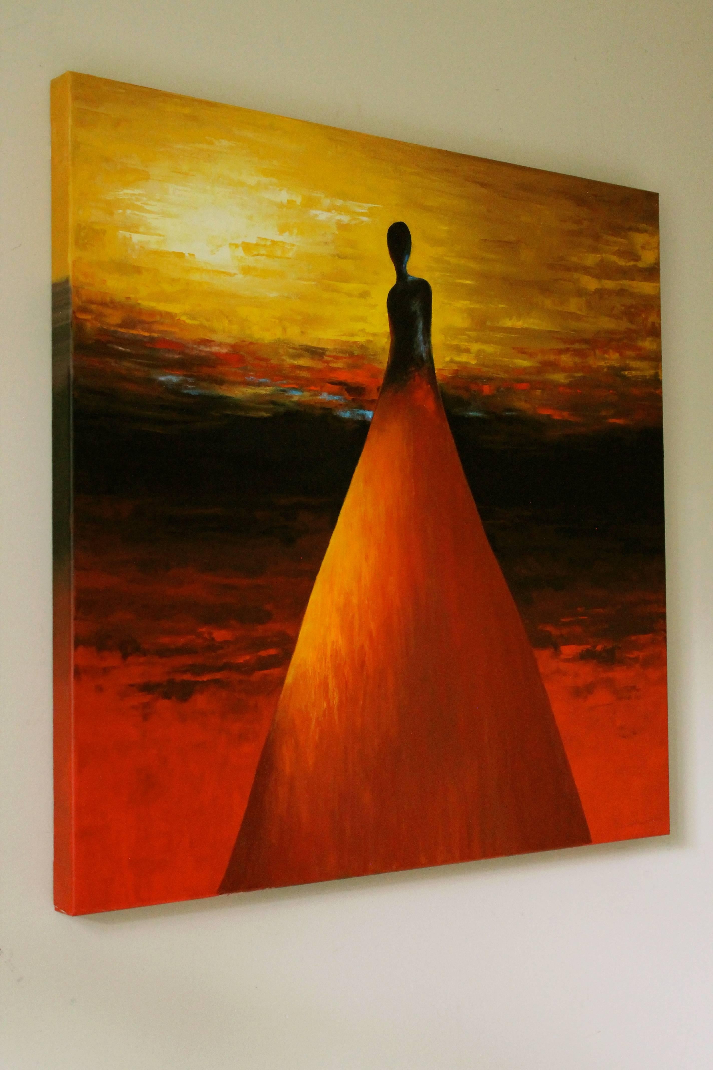 Who Are These Angels XCIXVII - Painting by Naoko Paluszak