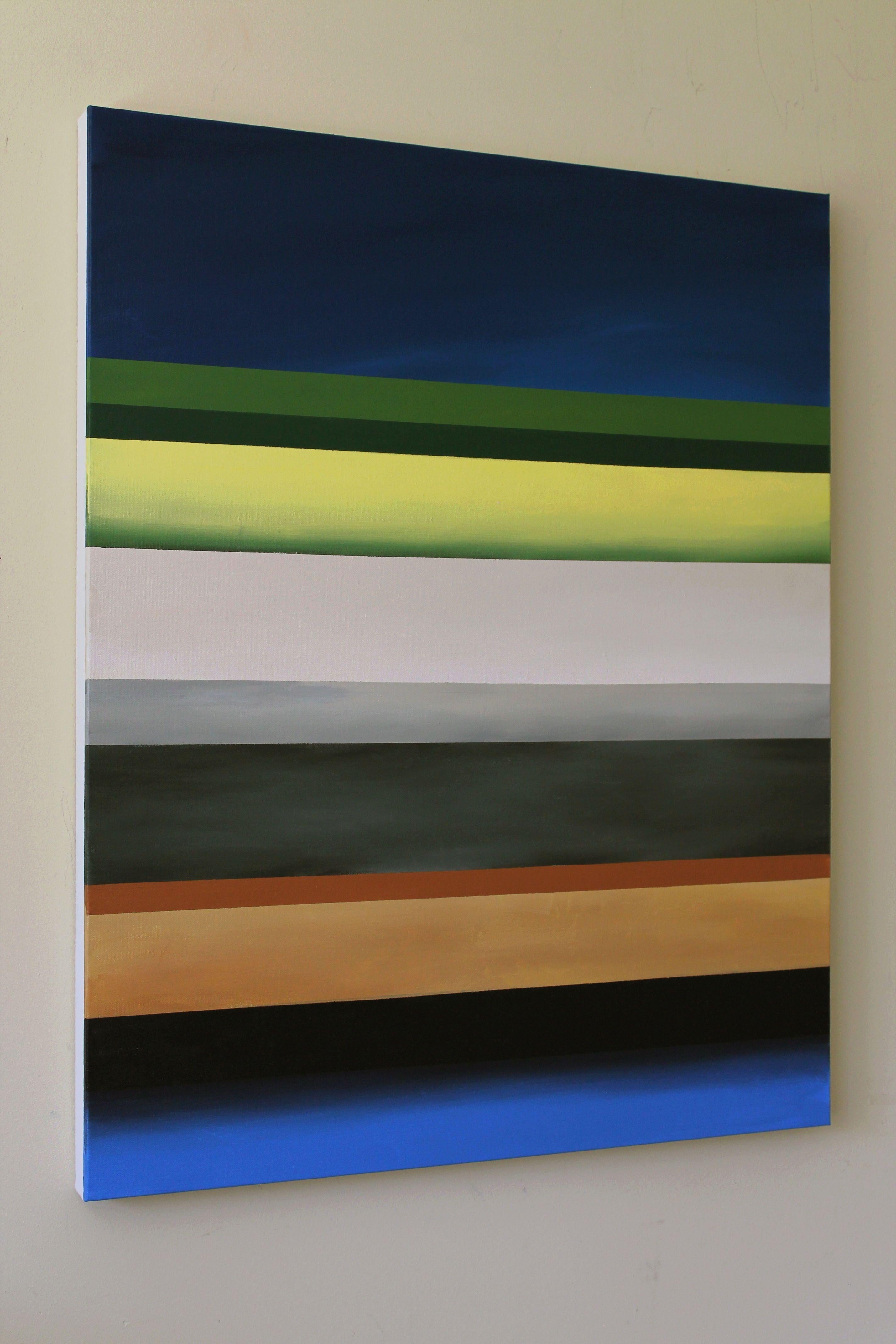 Paisaje zen II, Pintura, Óleo sobre lienzo - Painting Expresionismo abstracto de Naoko Paluszak