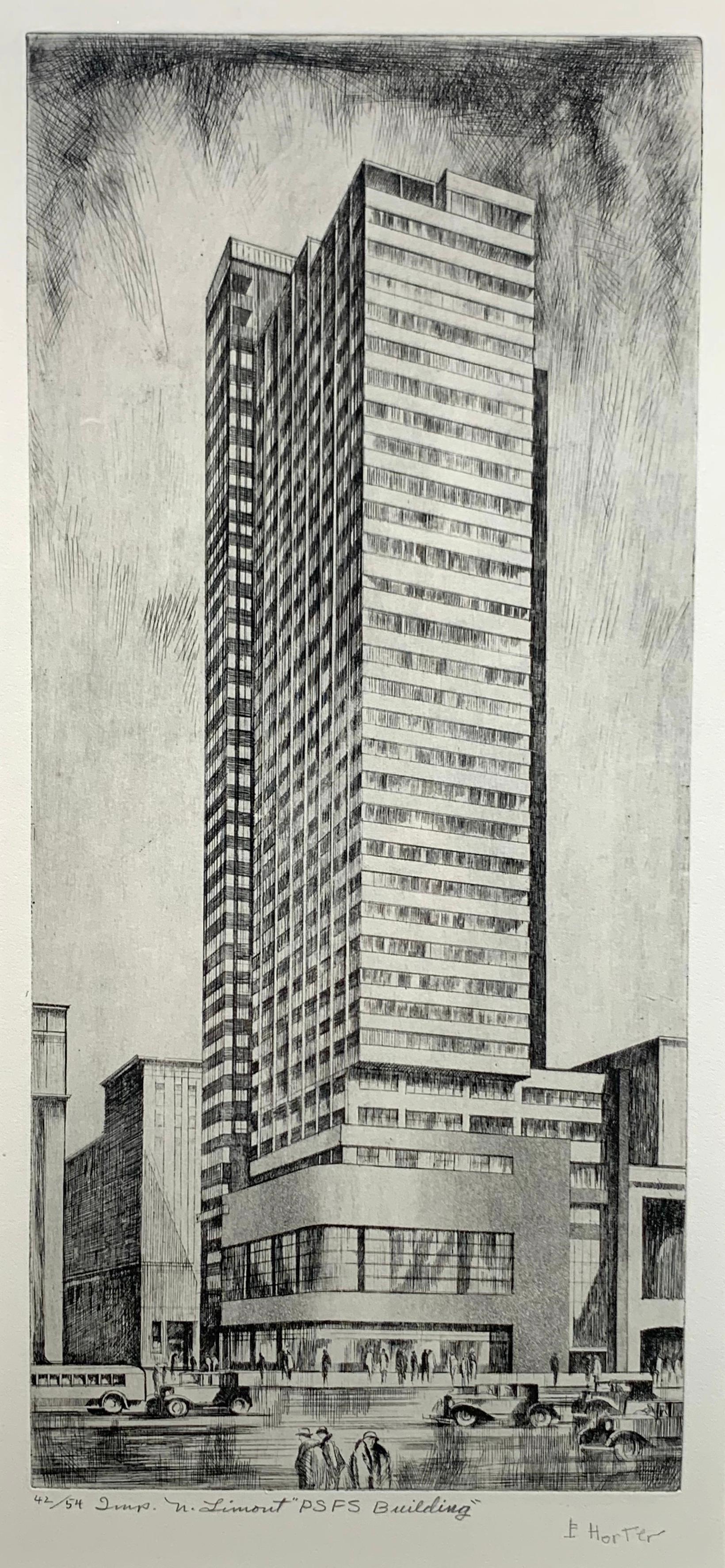 Naomi Charles Limont - PSFS Building (Philadelphia Cityscape Architecture)  For Sale at 1stDibs