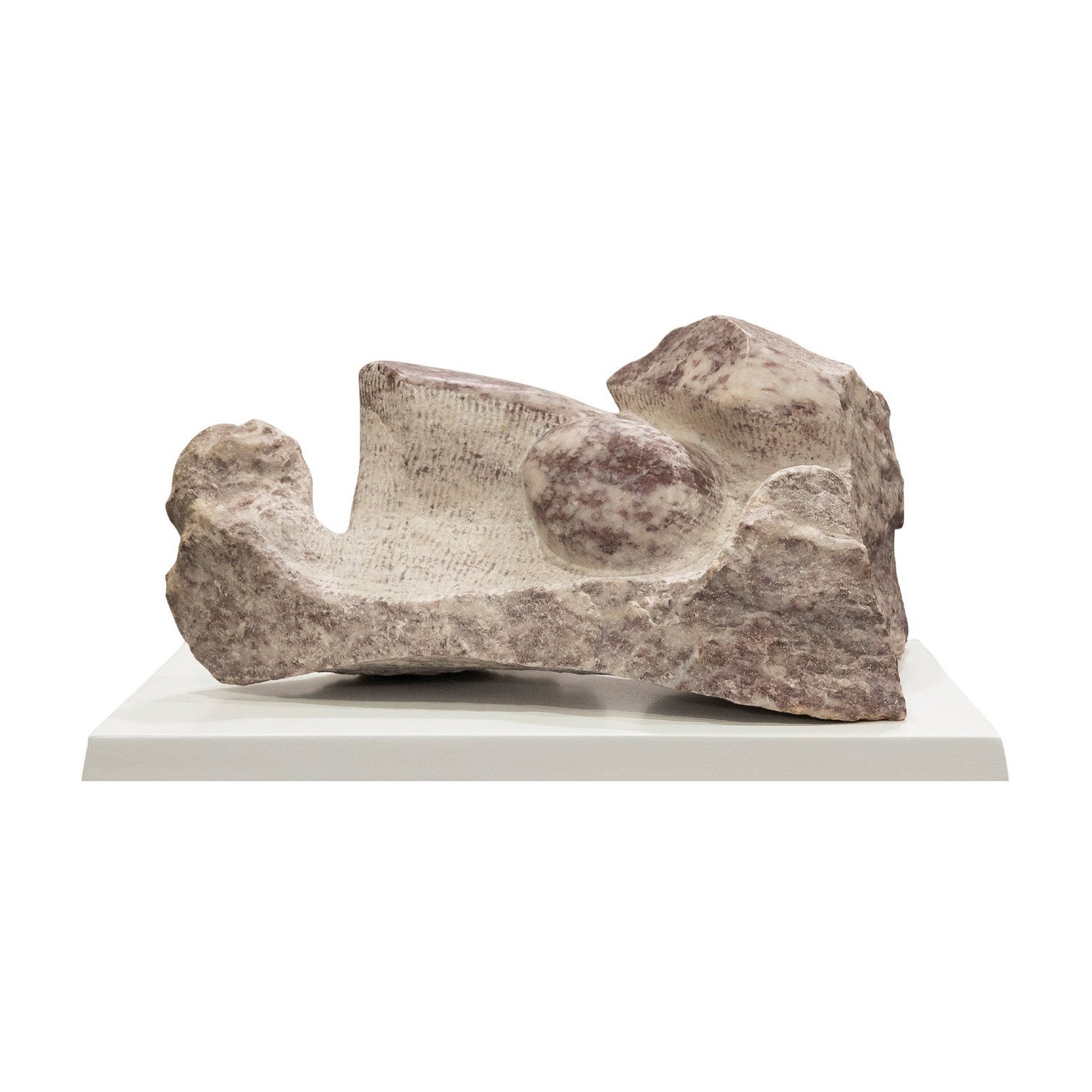 Naomi Feinberg "Amanecer" Sculpture in Red Granite, 1970s