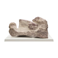 Naomi Feinberg "Amanecer" Sculpture in Red Granite, 1970s
