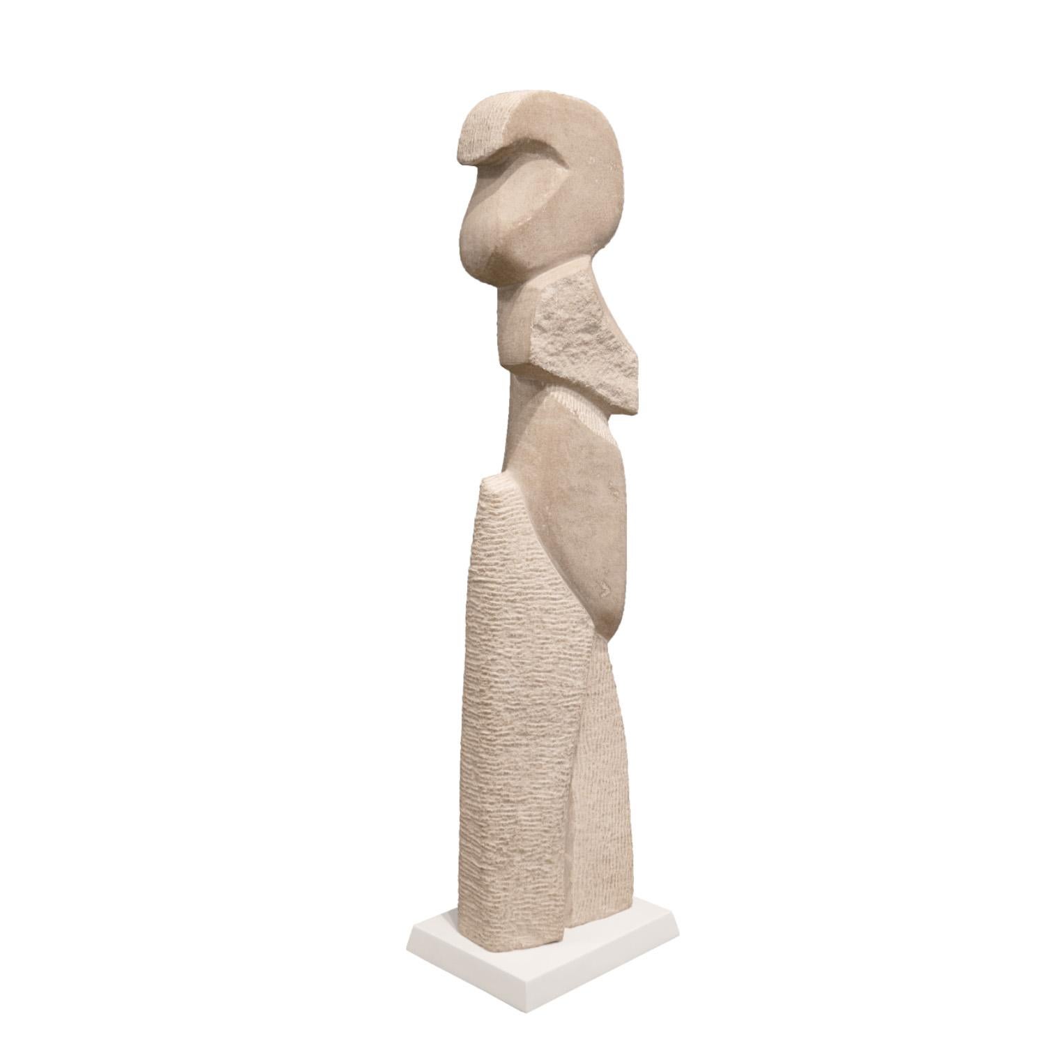 Naomi Feinberg „Wilder Geist“-Skulptur aus italienischem Marmor, 1970er Jahre (Moderne der Mitte des Jahrhunderts) im Angebot