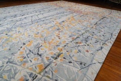 Serapi Rug Gallery’s 9' x 12' Hand-Knotted Wool & Silk Modern Area Rug