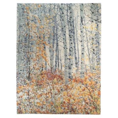 Serapi Rug Gallery’s 9' x 12' Hand-Knotted Wool & Silk Modern Area Rug