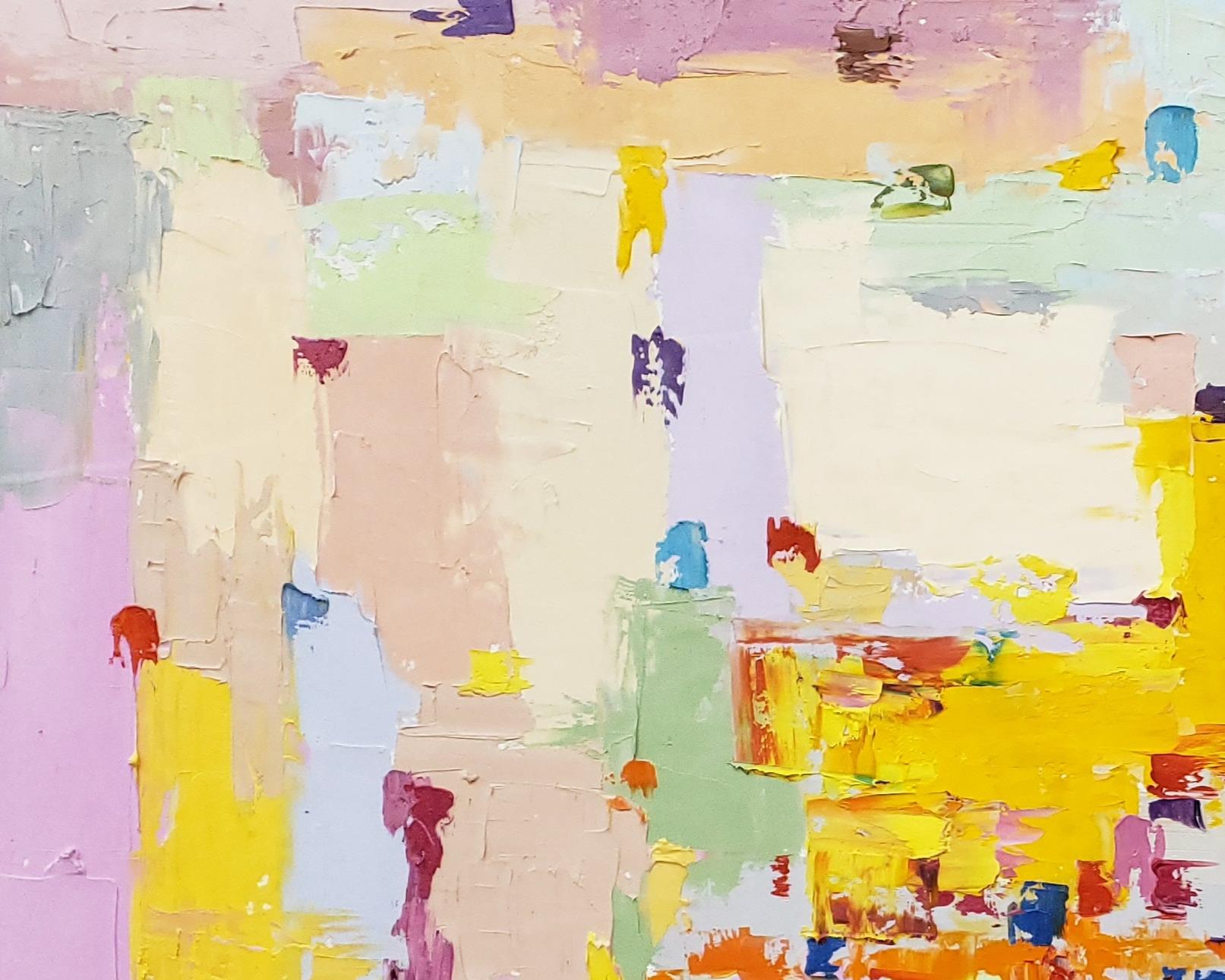 In divenire 1 -21° secolo, Contemporaneo, Figurativo, Astratto, Colore Africa - Painting di Naomi Oyeniyi