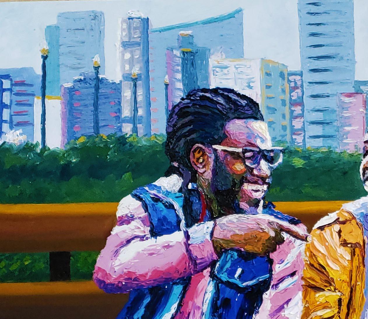 Ore Ijinle (True Friendship) - Painting by Naomi Oyeniyi