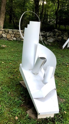 Senza titolo II : scultura astratta in acciaio