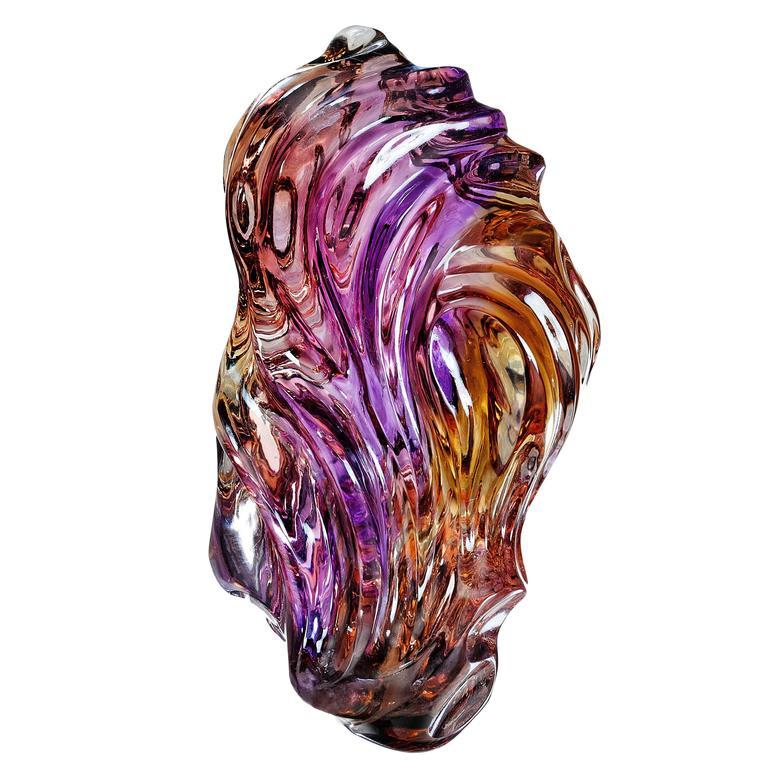 Naomi Sarna Award Winning Ametrine Carving In New Condition For Sale In New York, NY