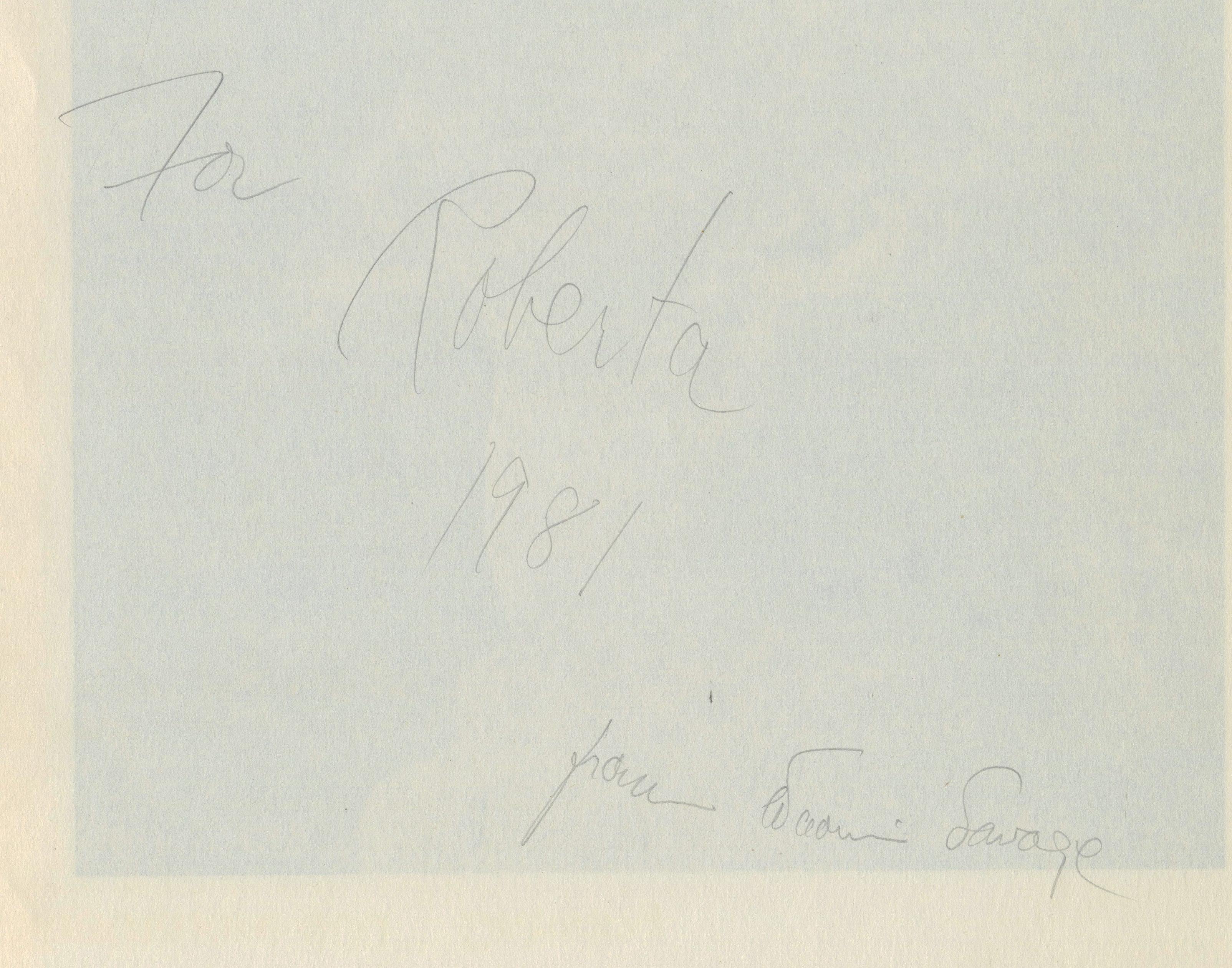 Senza titolo (Ritratto di Roberta Kimmel Cohn) - Photograph di Naomi Savage