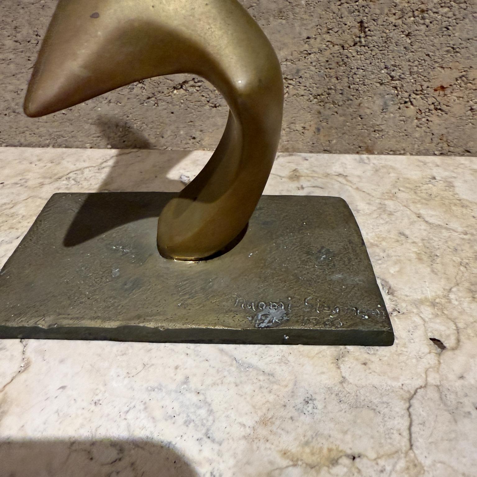Mid-Century moderno Naomi Siegmann Scultura in bronzo di forma naturale Città del Messico Astratto Moderno in vendita