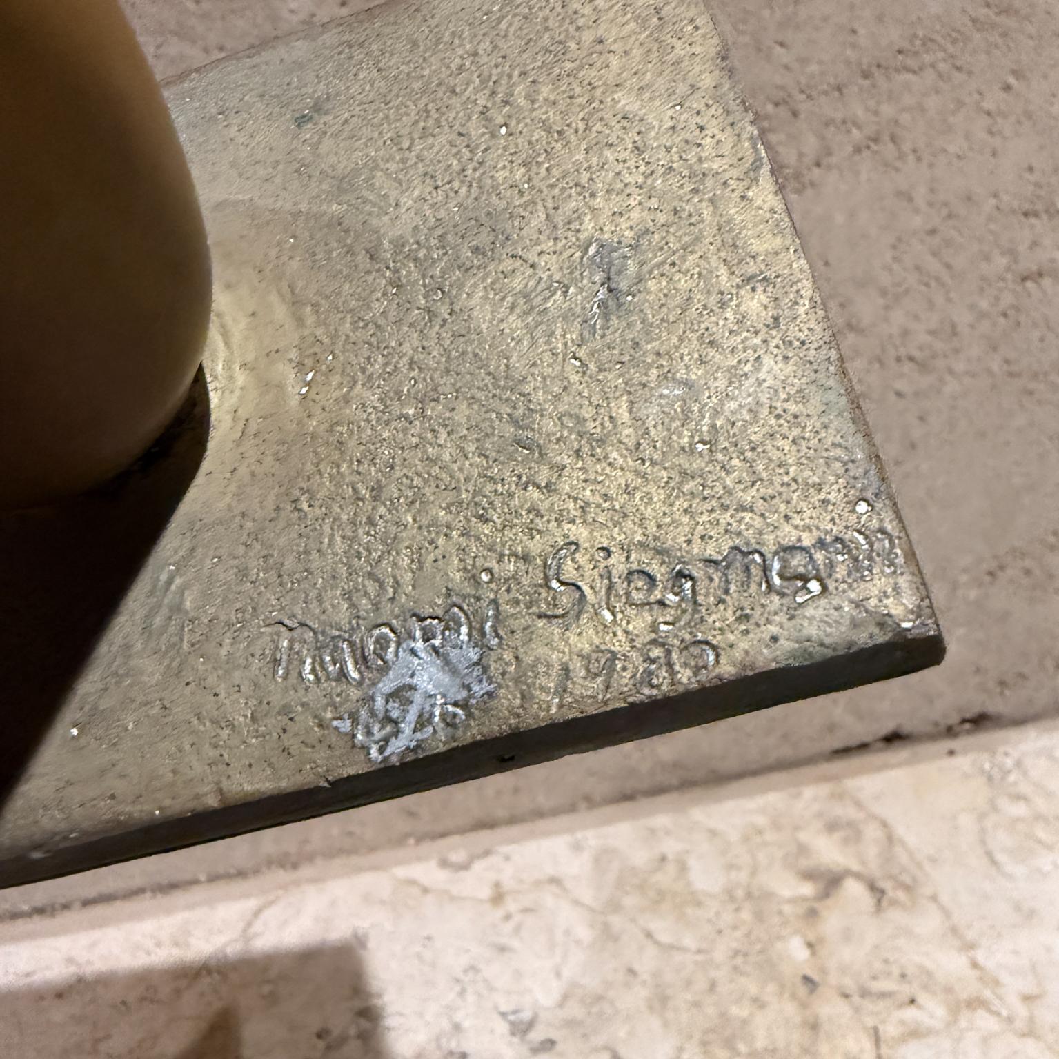 XX secolo Naomi Siegmann Scultura in bronzo di forma naturale Città del Messico Astratto Moderno in vendita
