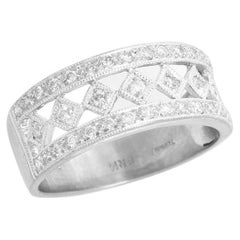 Anello Naomi in oro bianco e diamanti misura 7