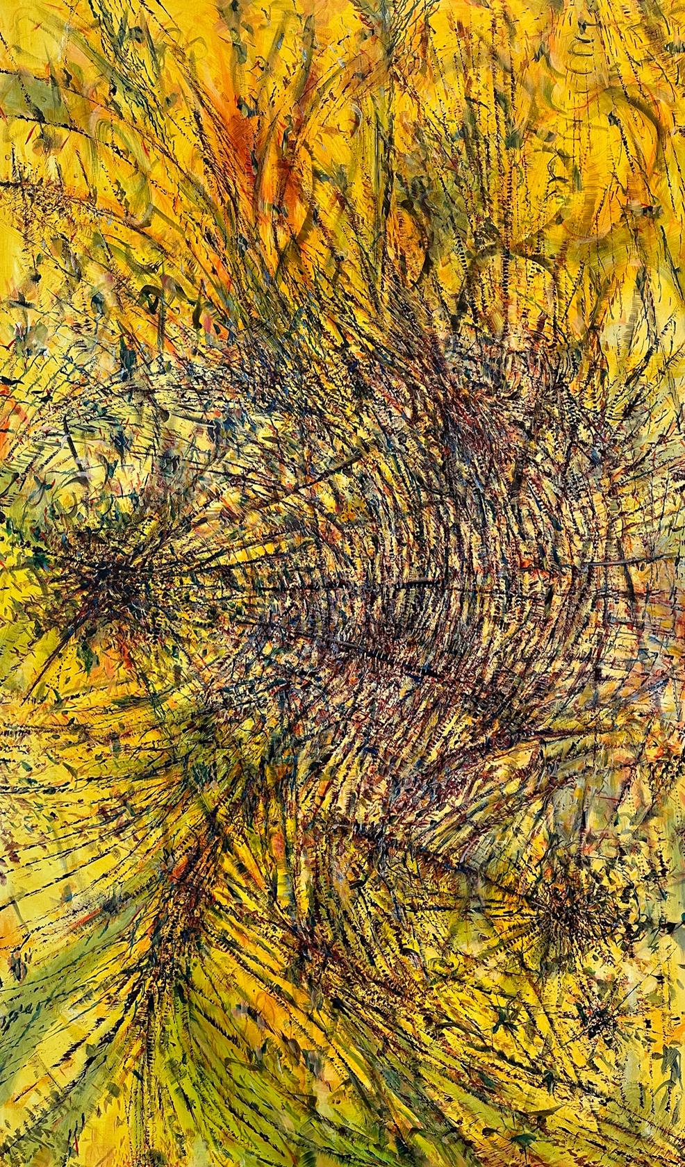 Naomie Kremer Abstract Painting - Lithosphere
