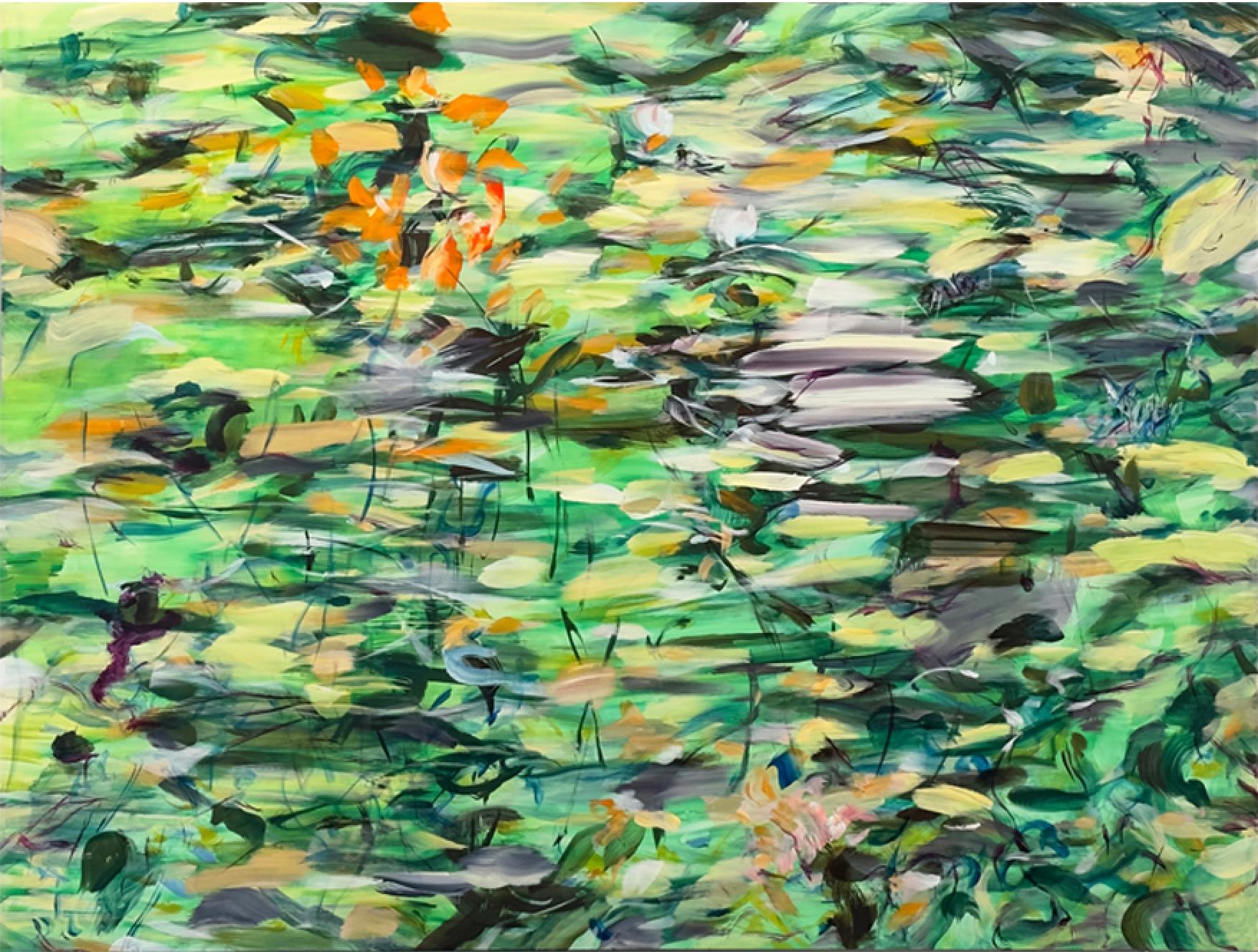 Naomie Kremer Abstract Painting – Zum Nachdenken